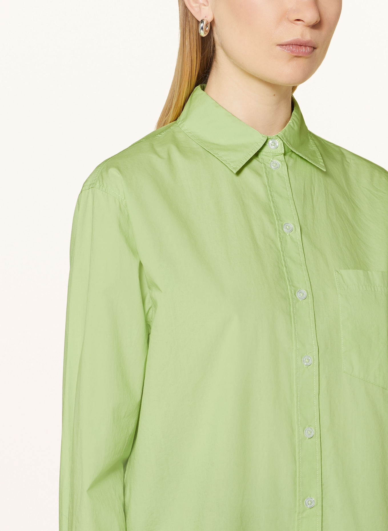 OPUS Shirt blouse FABINO, Color: LIGHT GREEN (Image 4)