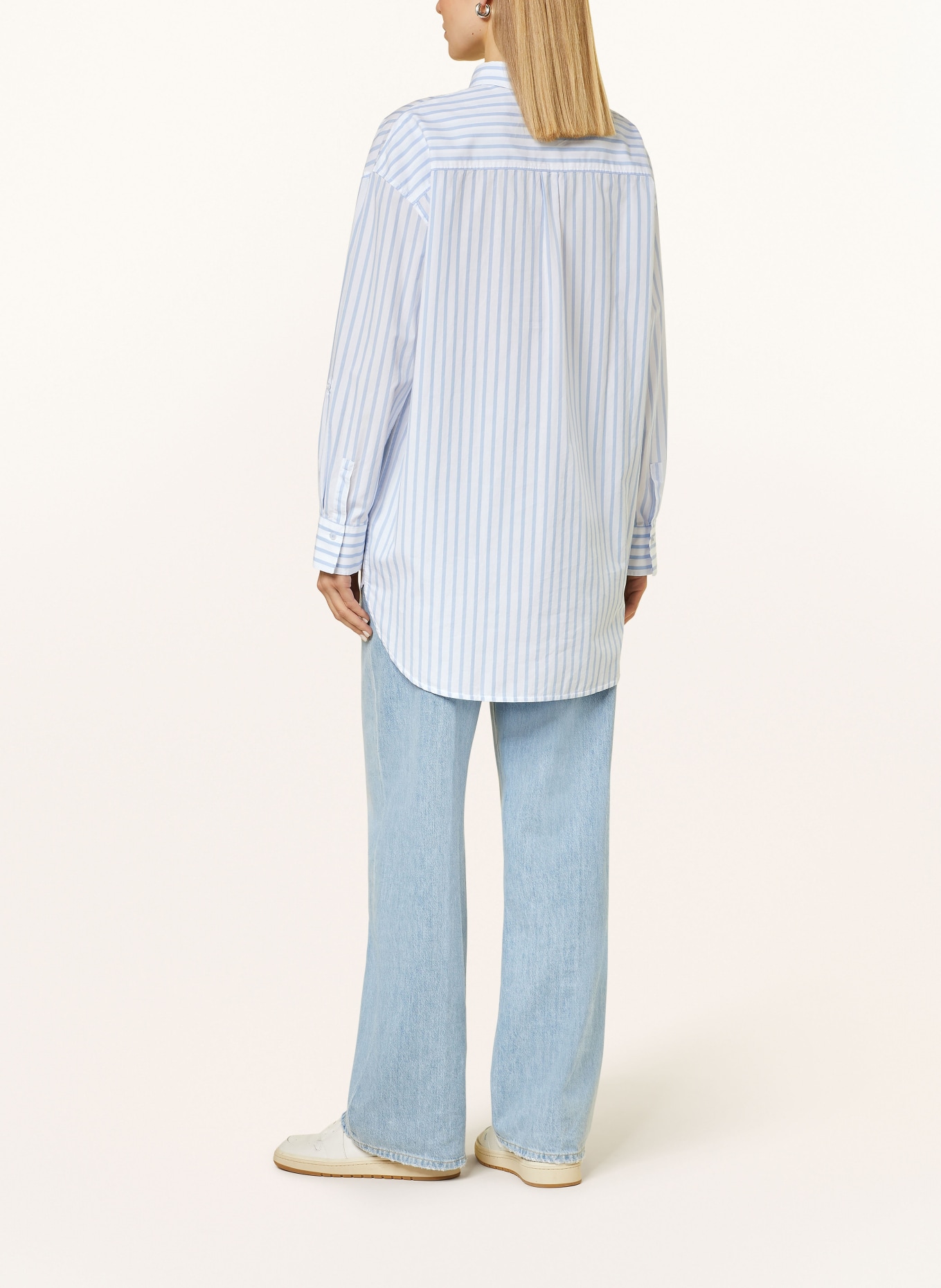 Barbour Hemdbluse NICOLA, Farbe: WEISS/ HELLBLAU (Bild 3)