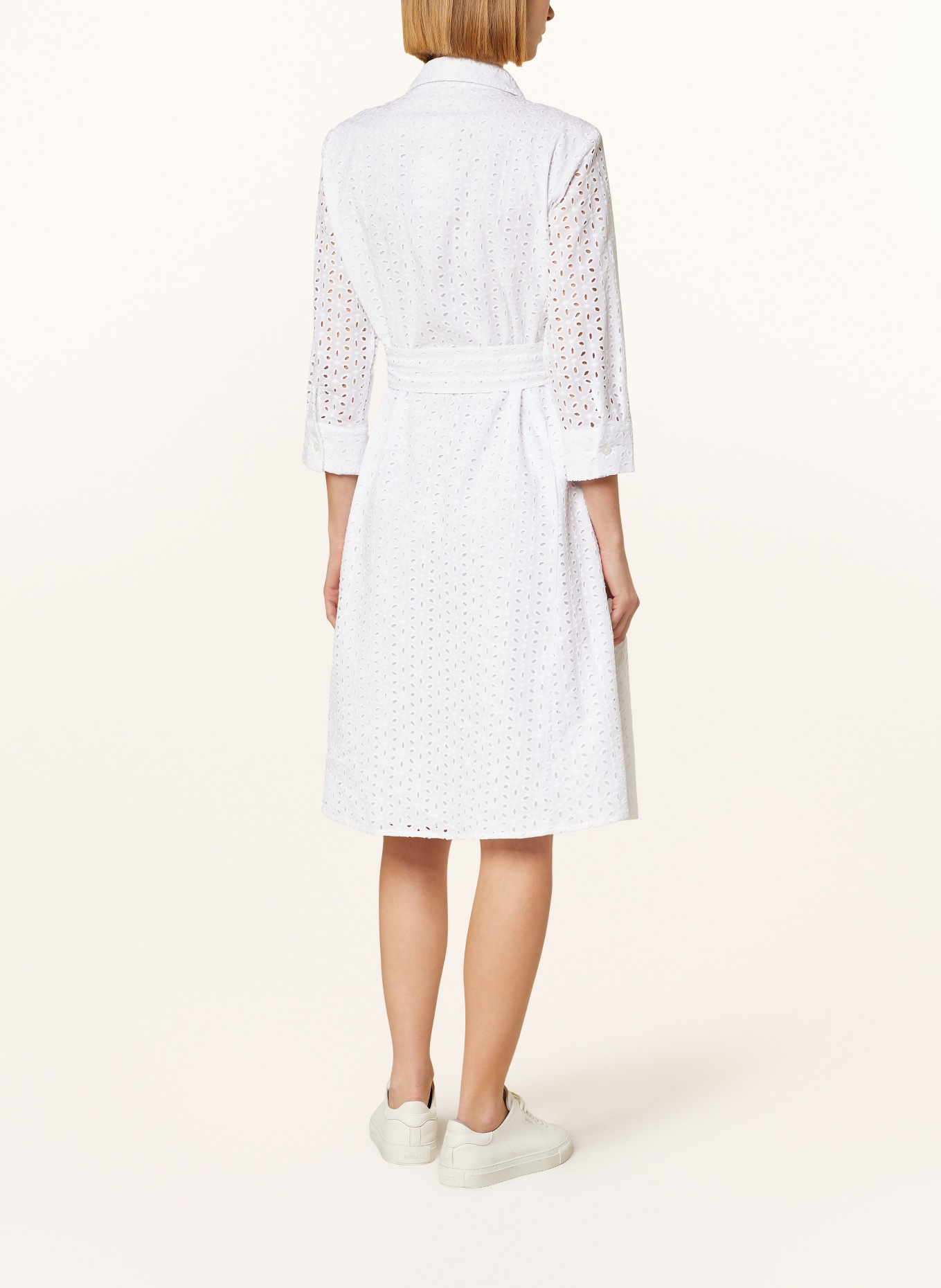 rossana diva Shirt dress in lace, Color: WHITE (Image 3)