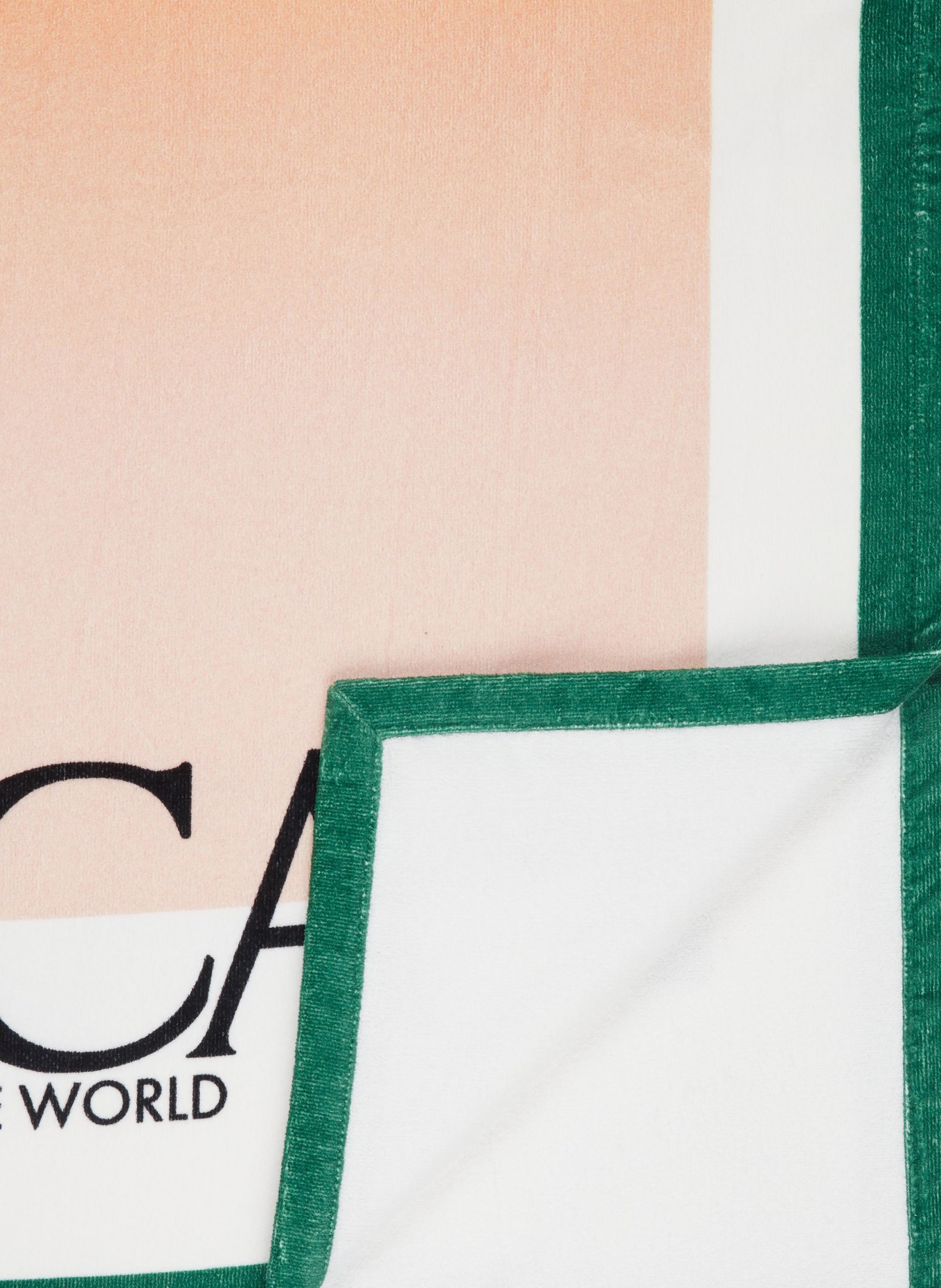 Casablanca Beach towel, Color: WHITE/ GREEN (Image 3)