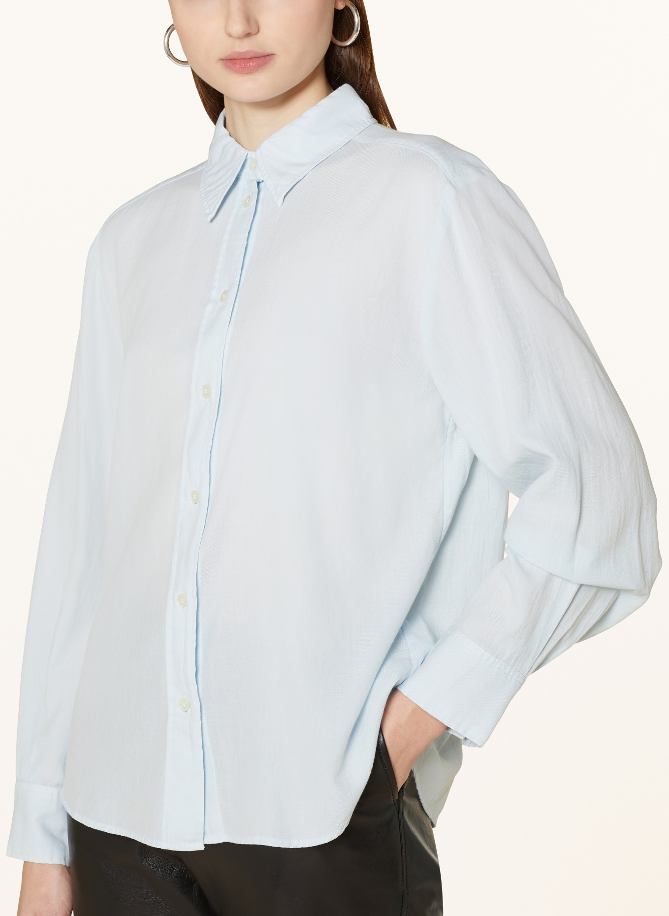 Marc O'Polo Shirt blouse, Color: LIGHT BLUE (Image 4)