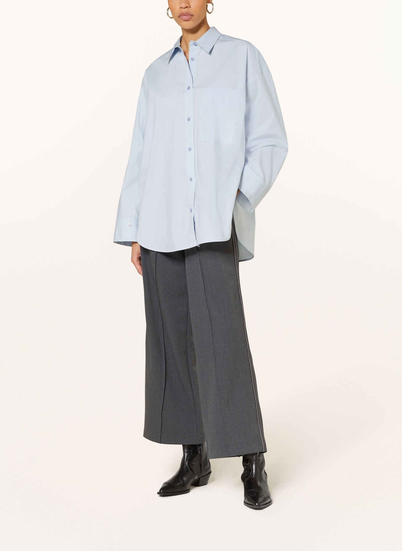 BY MALENE BIRGER Shirt blouse DERRIS, Color: LIGHT BLUE (Image 2)