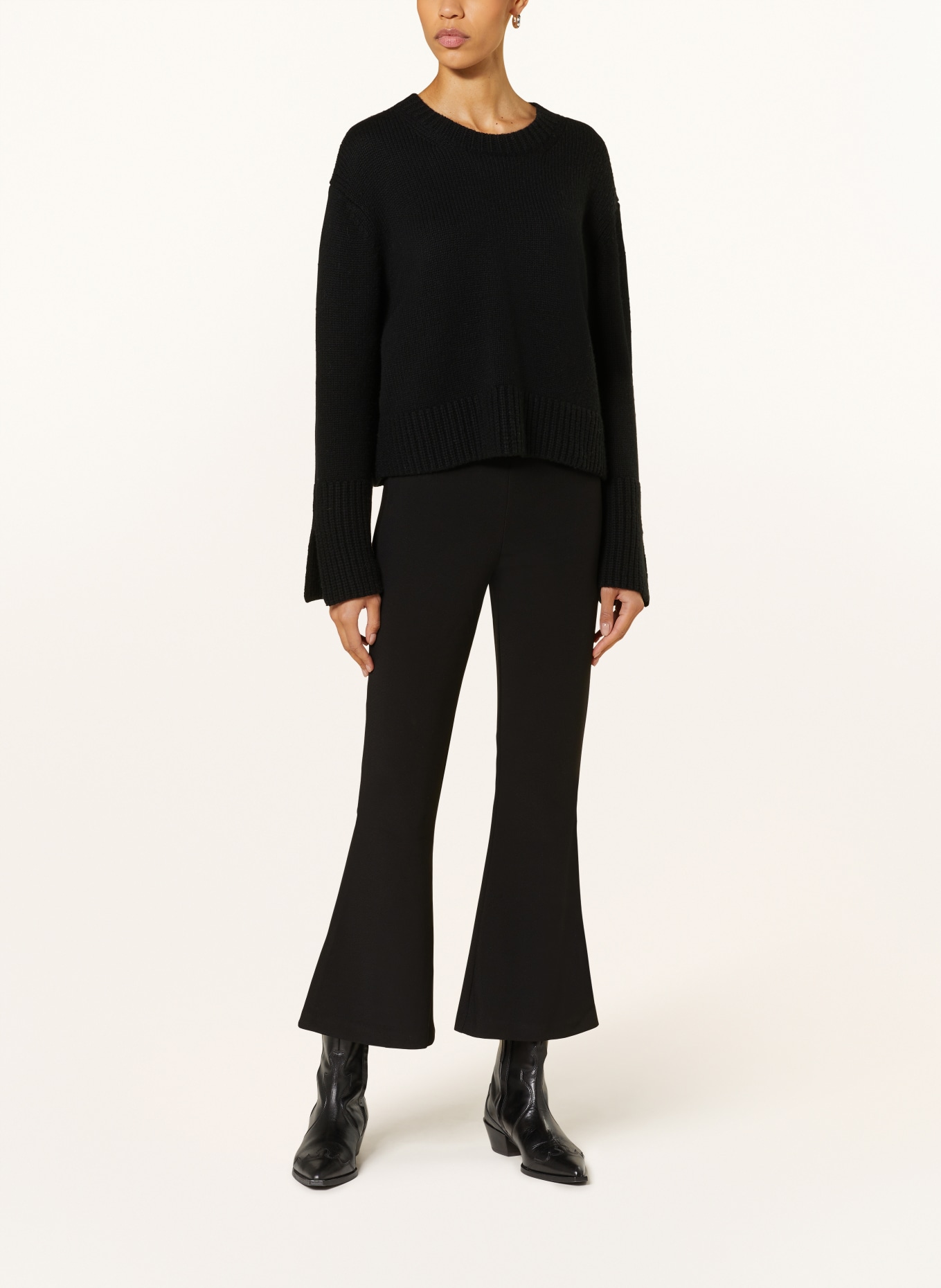 BY MALENE BIRGER Bootcut trousers VILANNA, Color: BLACK (Image 2)