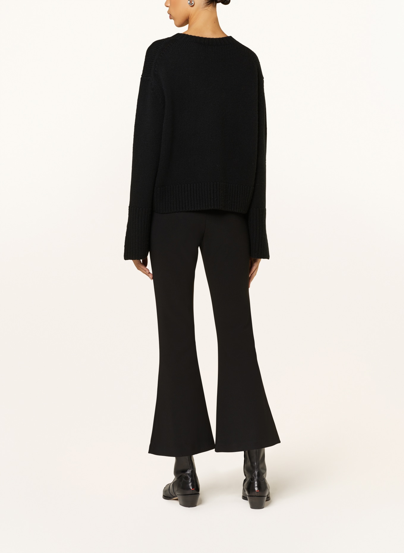 BY MALENE BIRGER Bootcut trousers VILANNA, Color: BLACK (Image 3)
