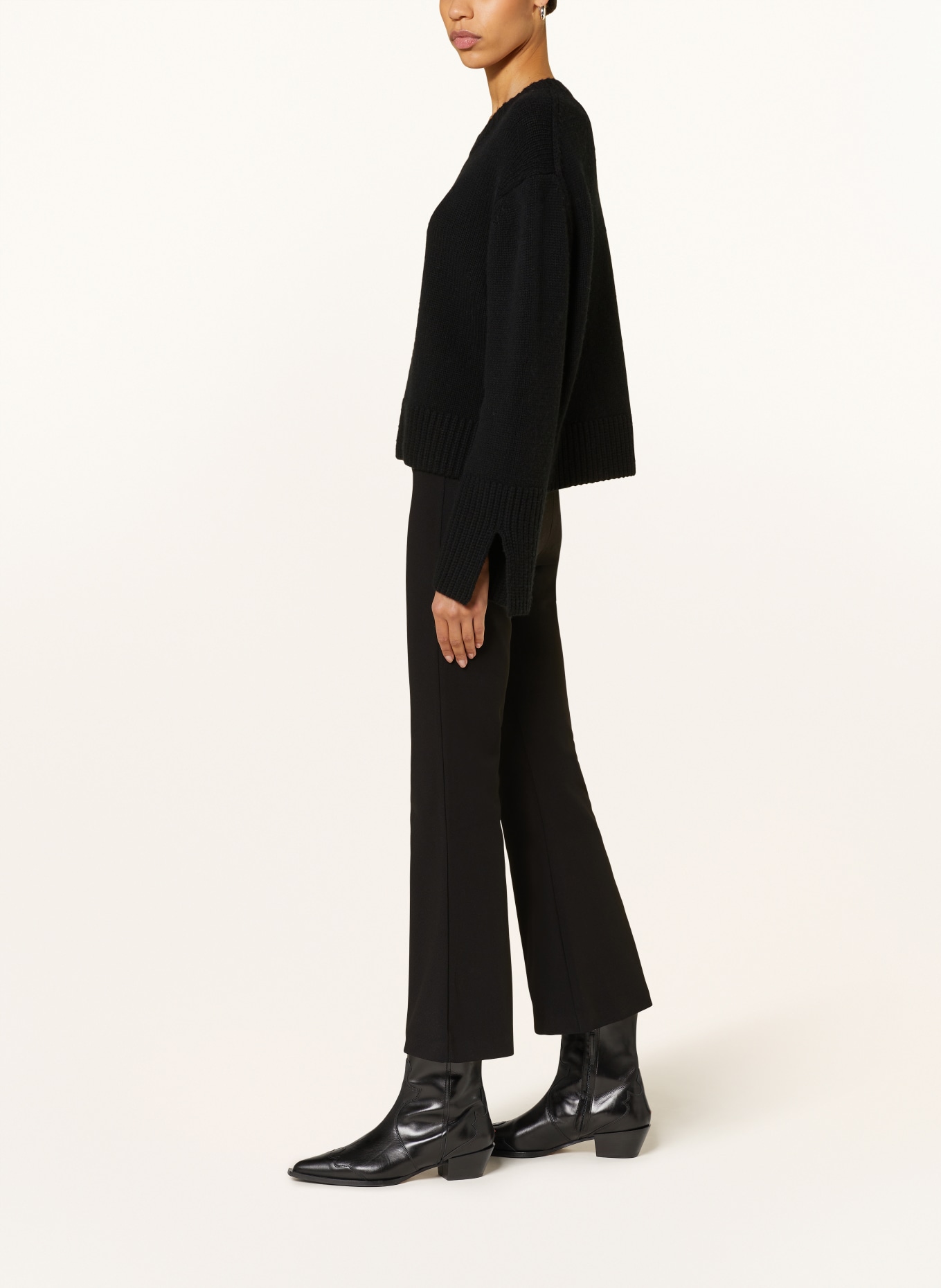 BY MALENE BIRGER Bootcut trousers VILANNA, Color: BLACK (Image 4)