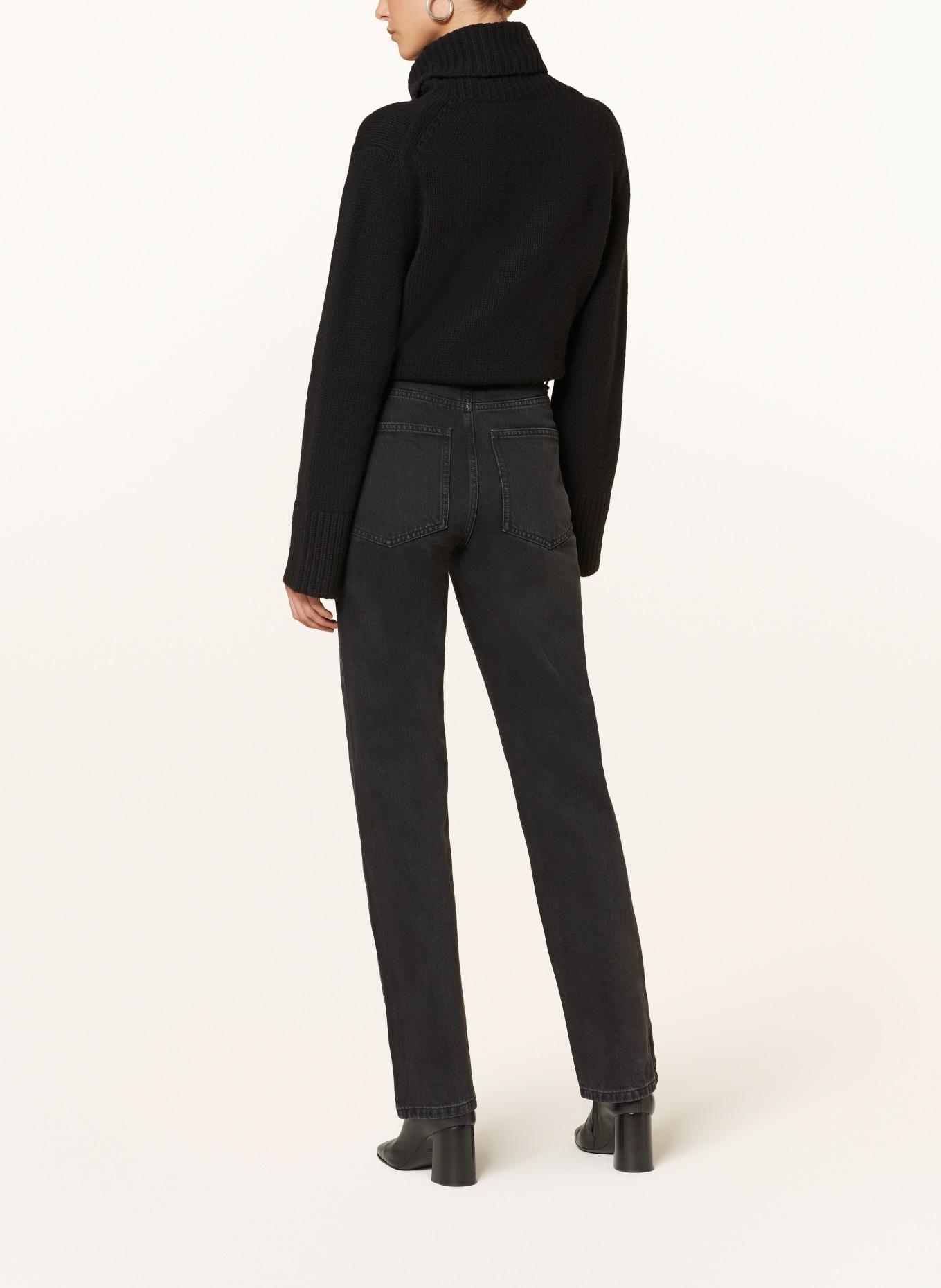 BY MALENE BIRGER Straight jeans MILIUMLO, Color: BLACK (Image 3)