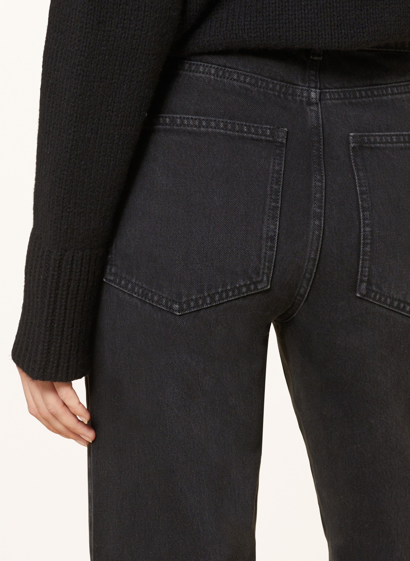 BY MALENE BIRGER Straight jeans MILIUMLO, Color: BLACK (Image 5)