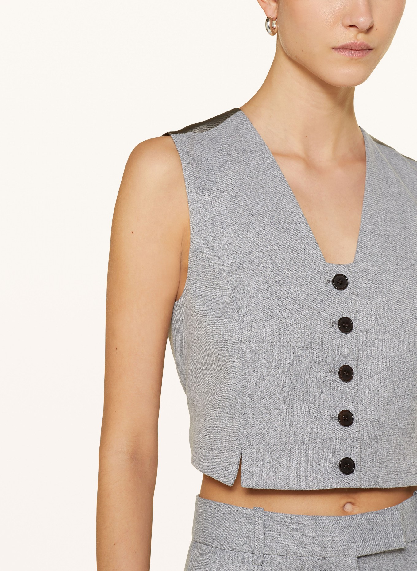 BY MALENE BIRGER Vest BETTAS, Color: GRAY (Image 4)