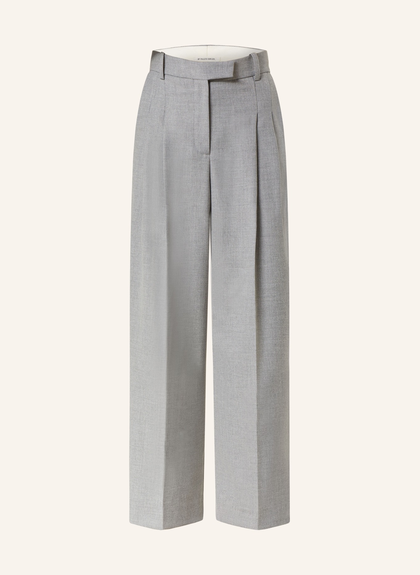 BY MALENE BIRGER Wide leg trousers CYMBARIA, Color: GRAY (Image 1)
