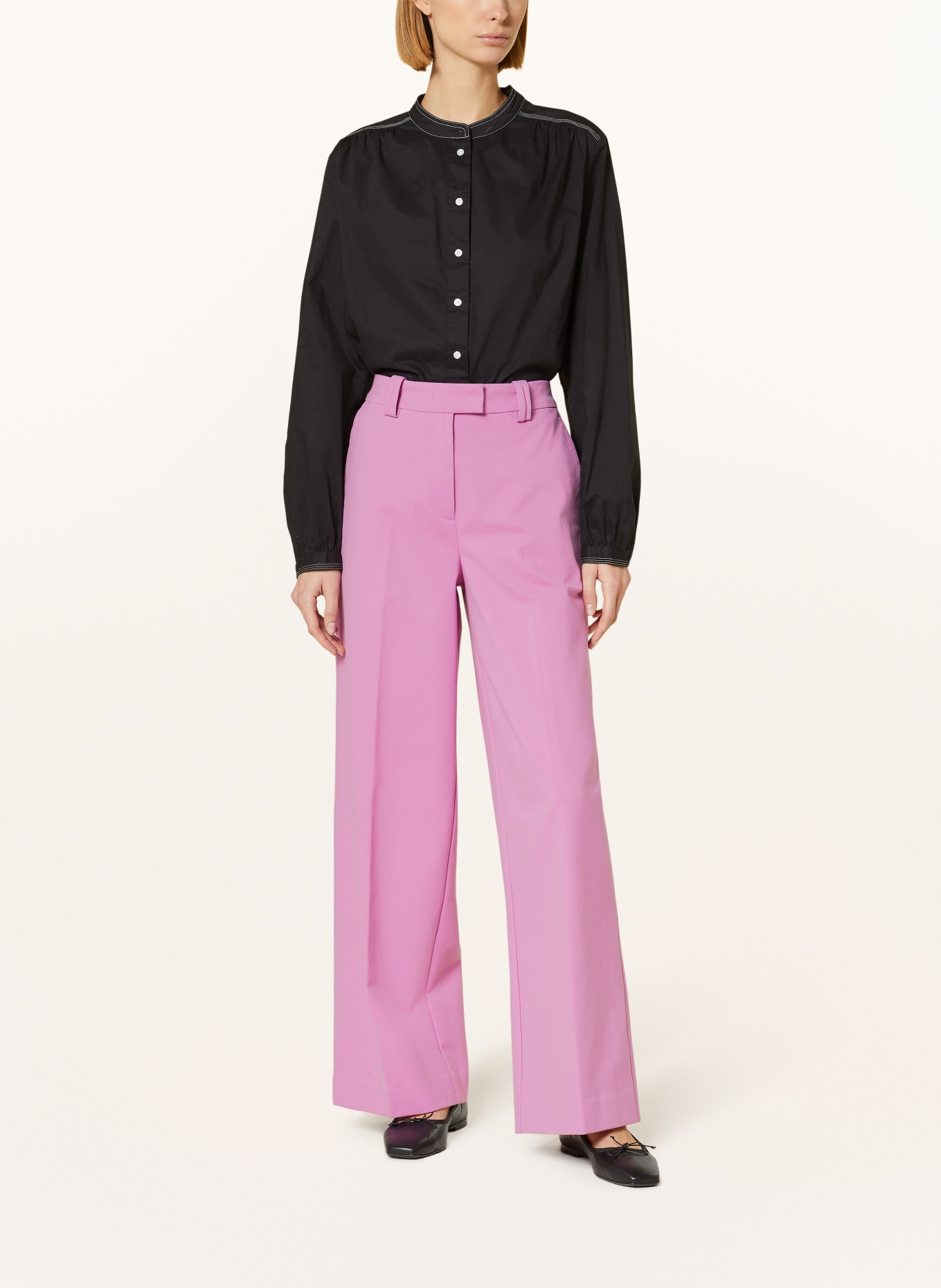 Marc O'Polo Wide leg trousers, Color: PINK (Image 2)