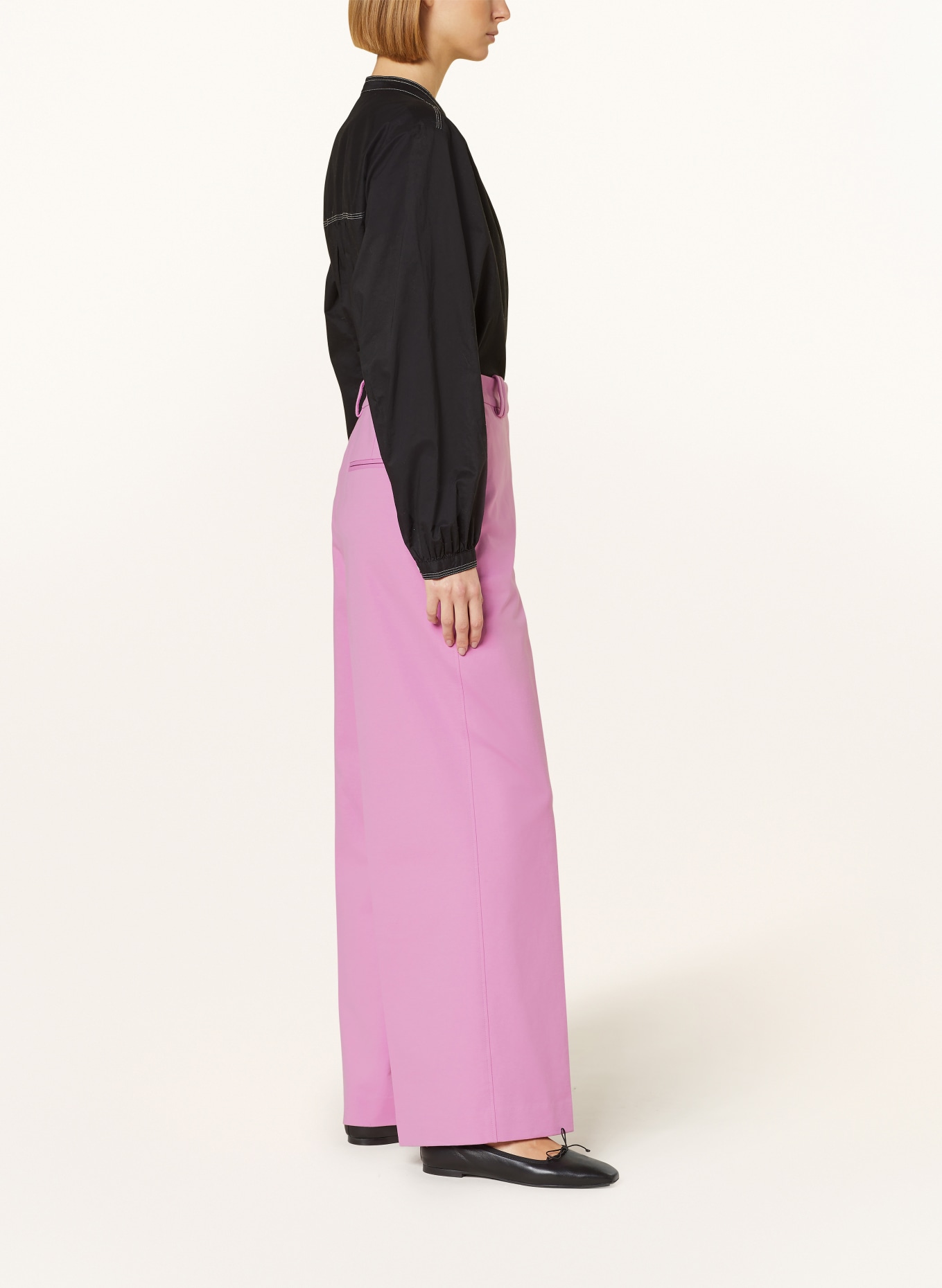 Marc O'Polo Wide leg trousers, Color: PINK (Image 4)