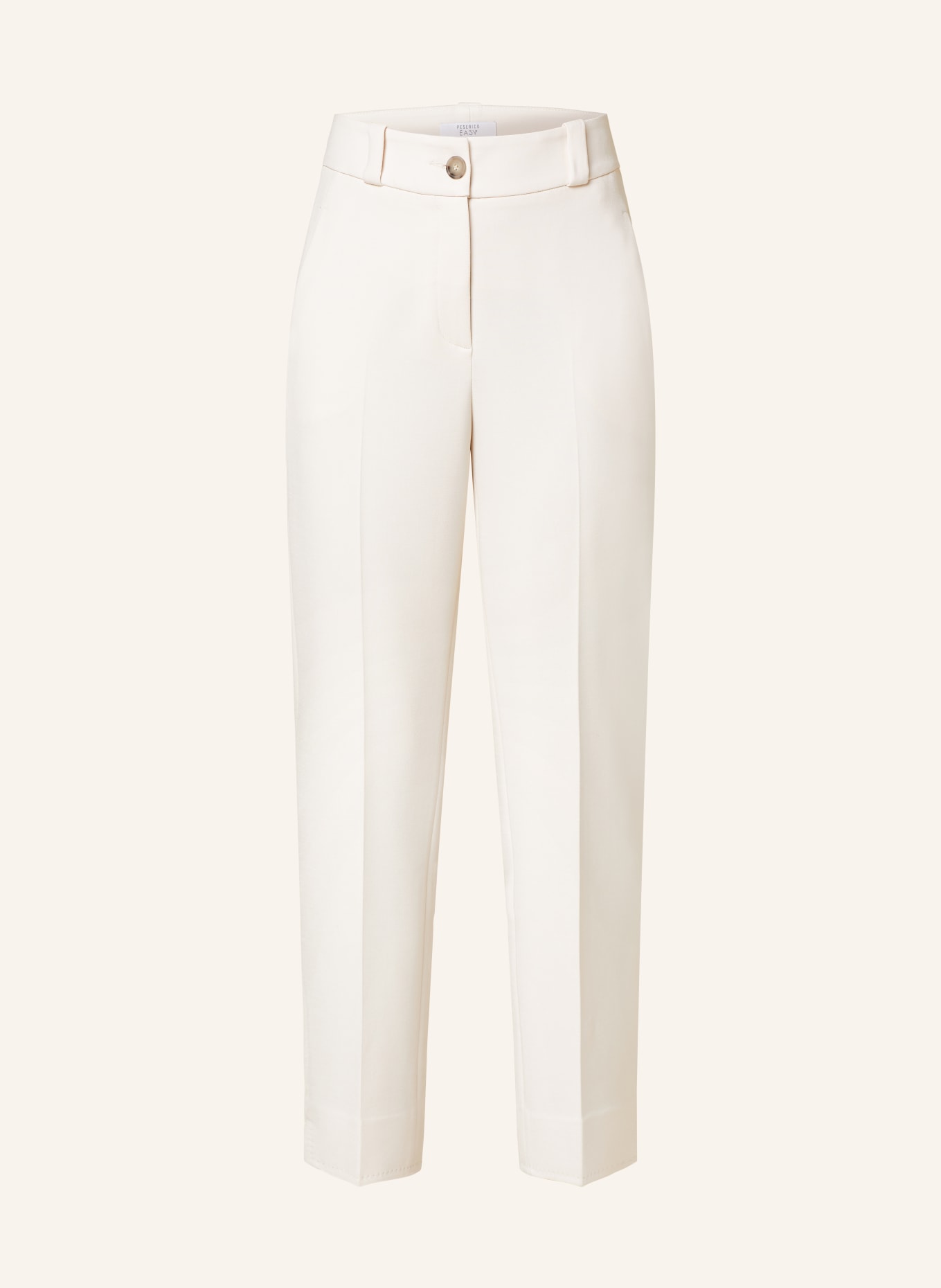 PESERICO EASY 7/8 pants, Color: CREAM (Image 1)