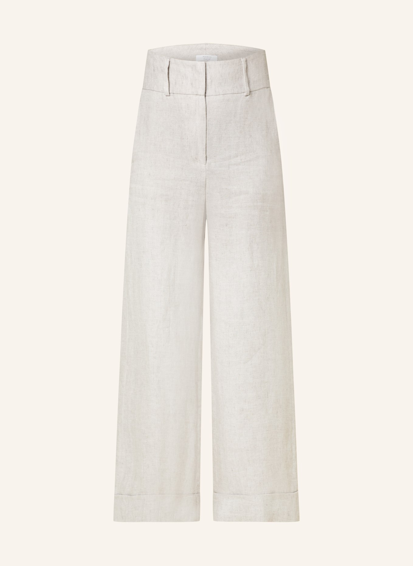 PESERICO EASY Linen culottes, Color: GRAY (Image 1)