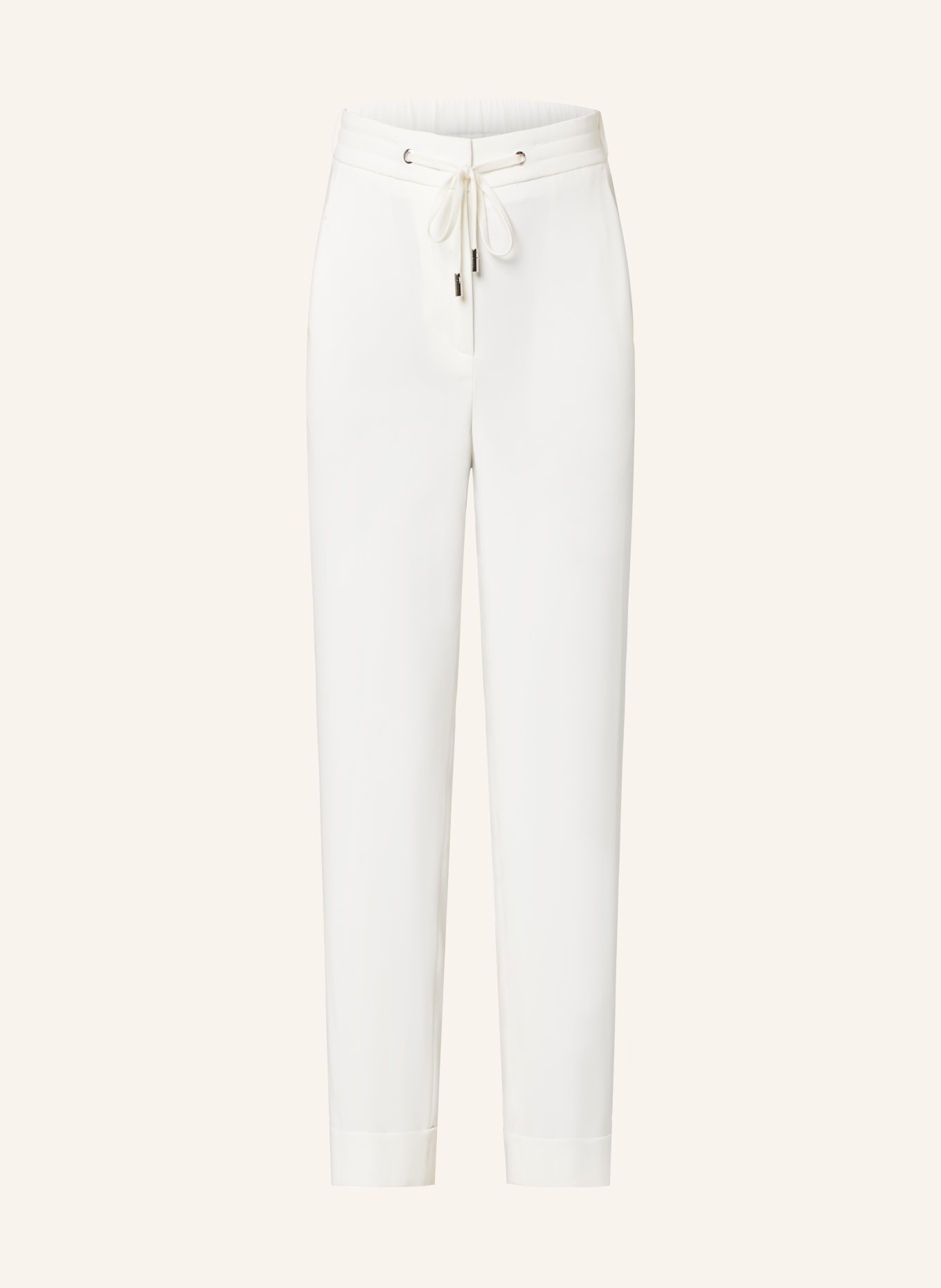 PESERICO EASY 7/8 pants, Color: WHITE (Image 1)