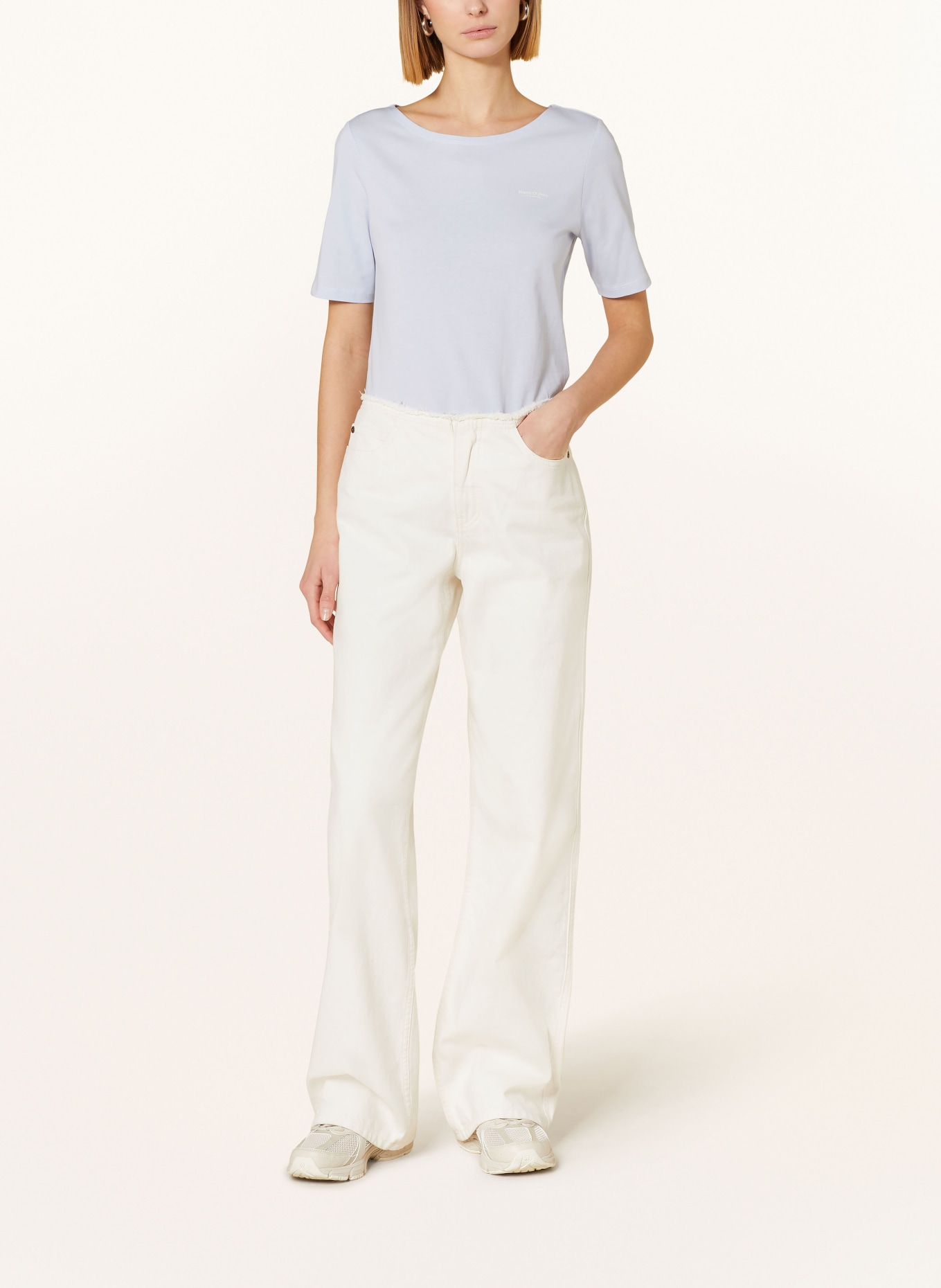 Marc O'Polo T-shirt, Color: LIGHT BLUE (Image 2)