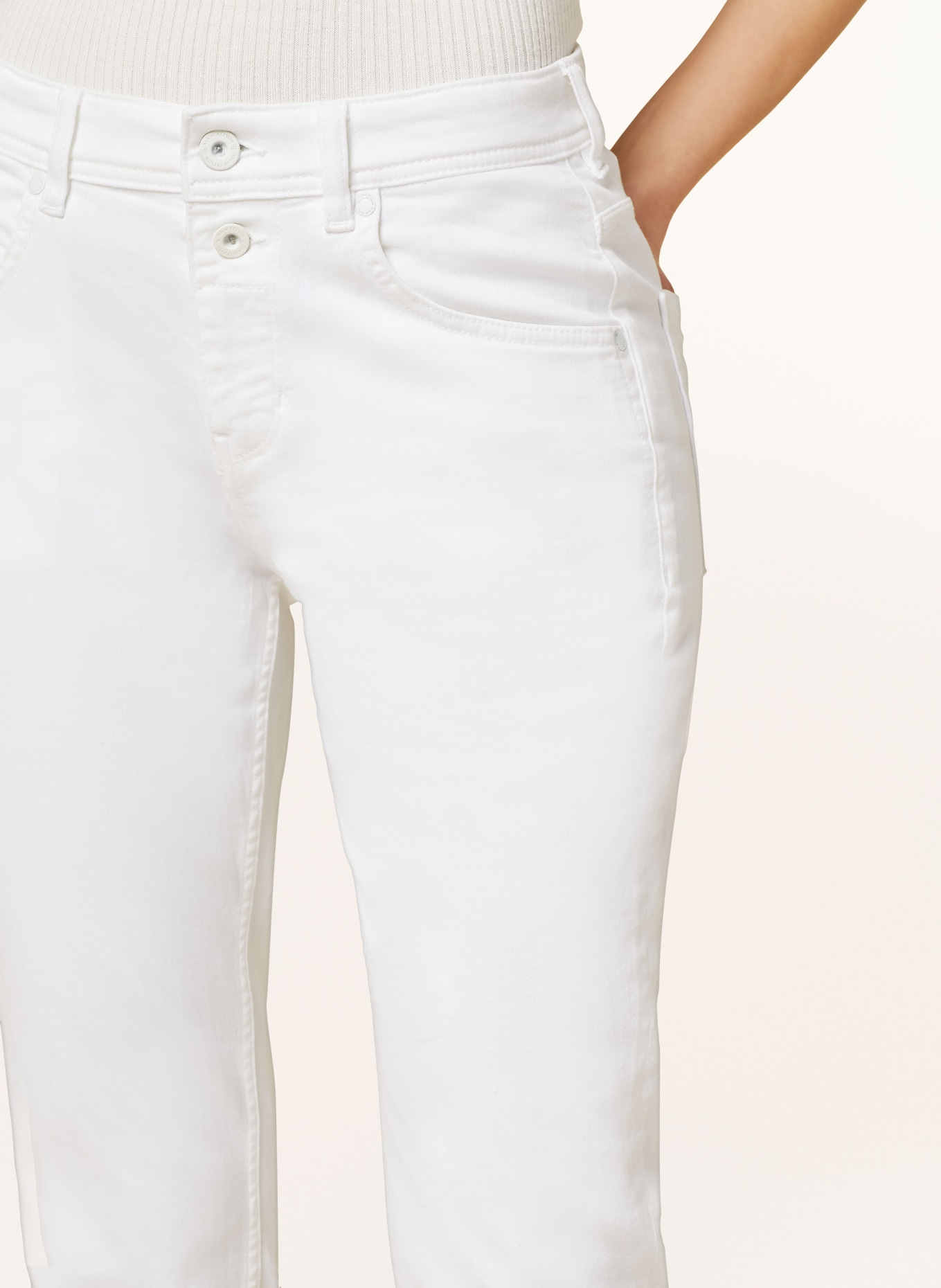 Marc O'Polo Boyfriend Jeans, Farbe: 100 WHITE (Bild 5)