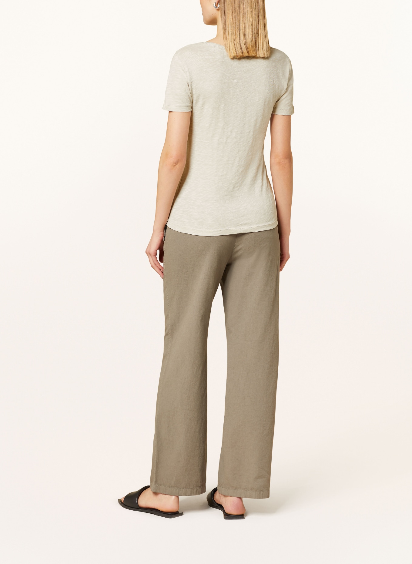 Marc O'Polo T-shirt, Color: LIGHT BROWN (Image 3)