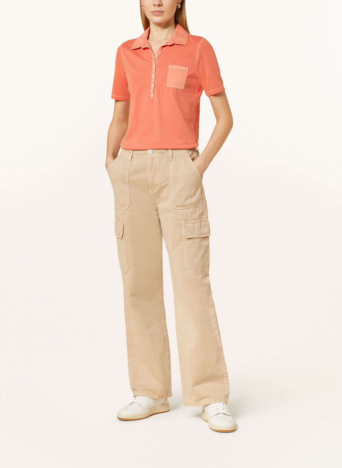 Marc O'Polo Jersey polo shirt, Color: ORANGE (Image 2)