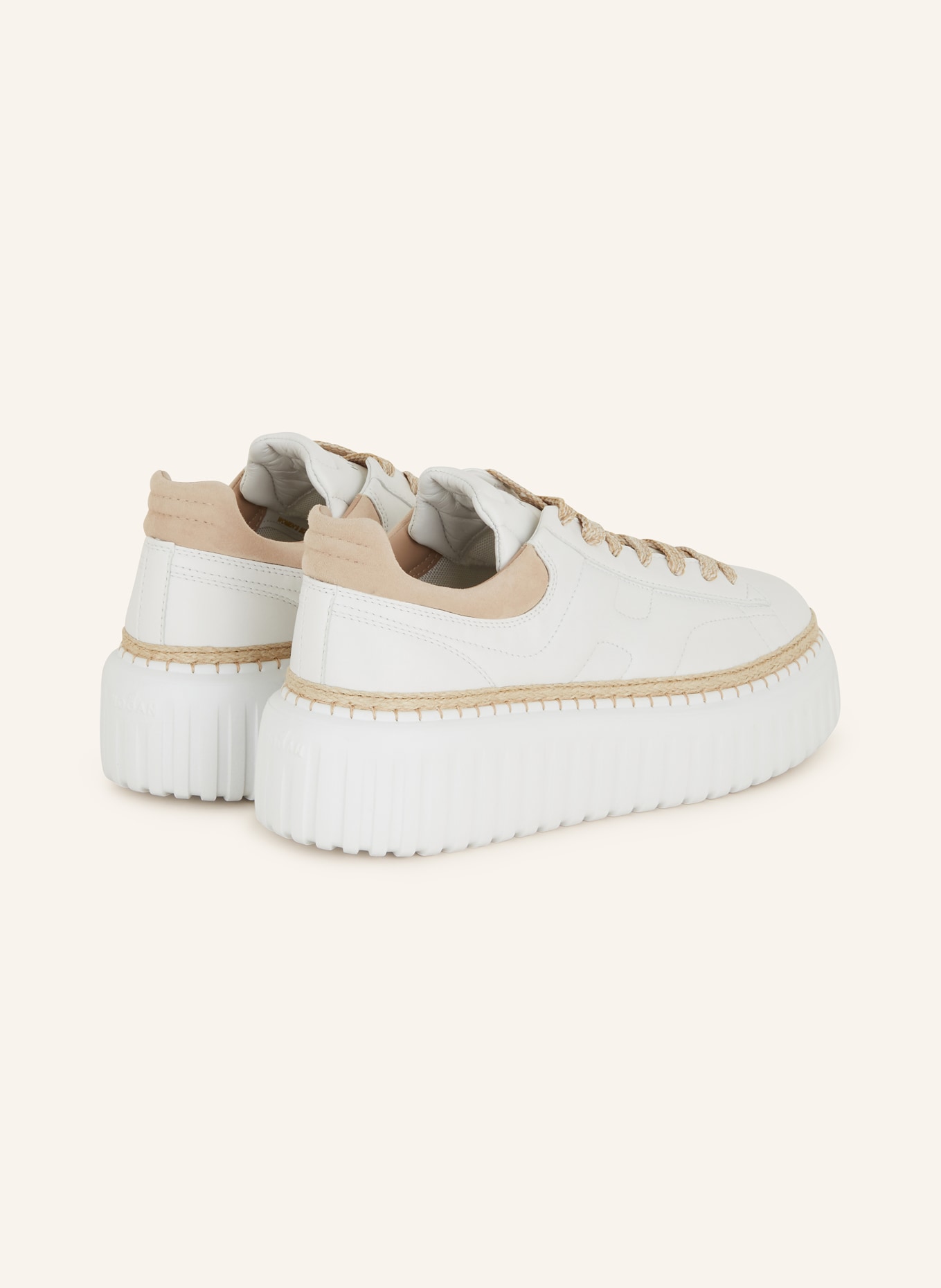 HOGAN Sneakers H-STRIPES, Color: WHITE/ BEIGE (Image 2)