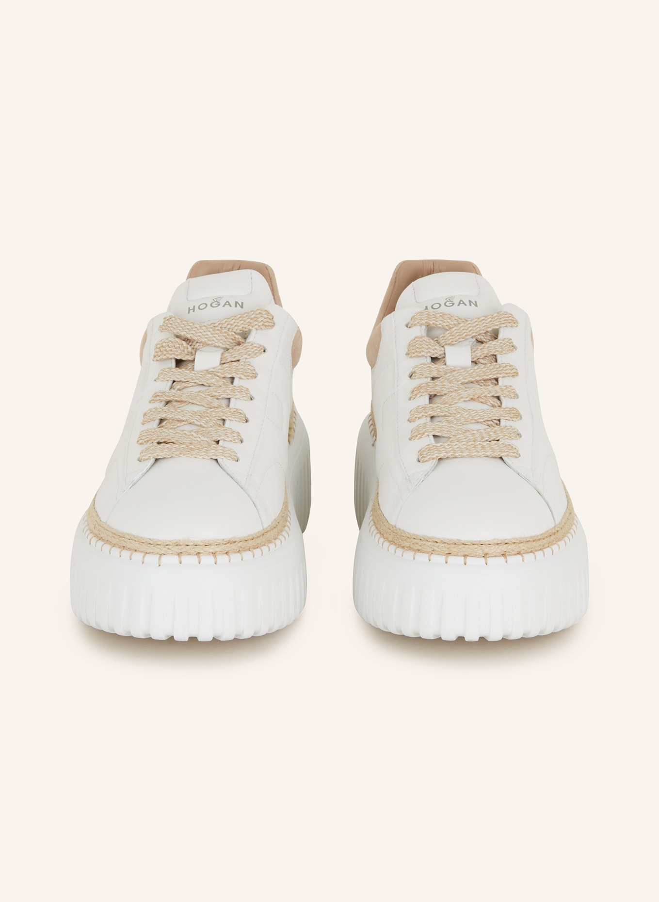 HOGAN Sneakers H-STRIPES, Color: WHITE/ BEIGE (Image 3)