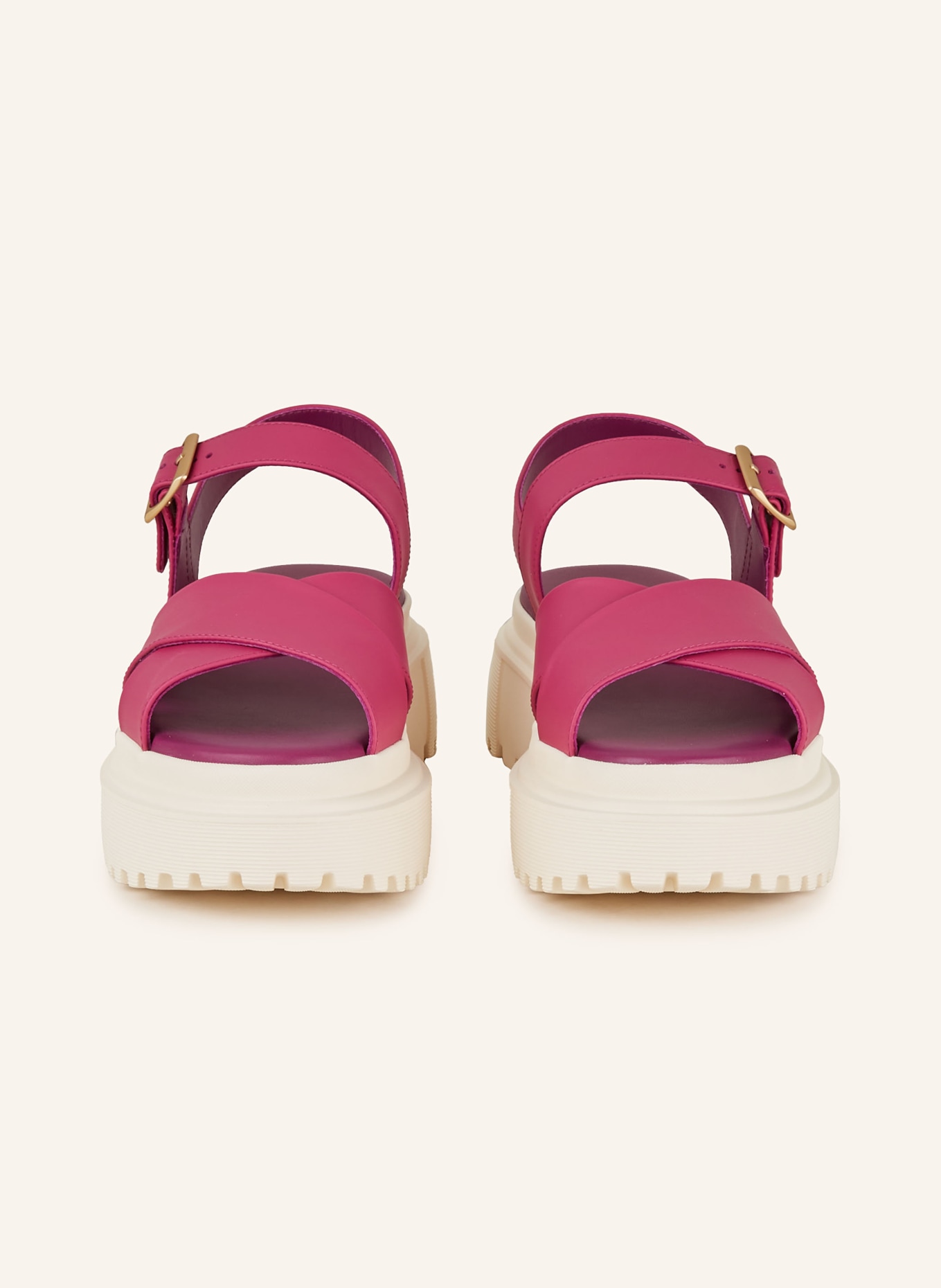HOGAN Platform sandals, Color: FUCHSIA (Image 3)