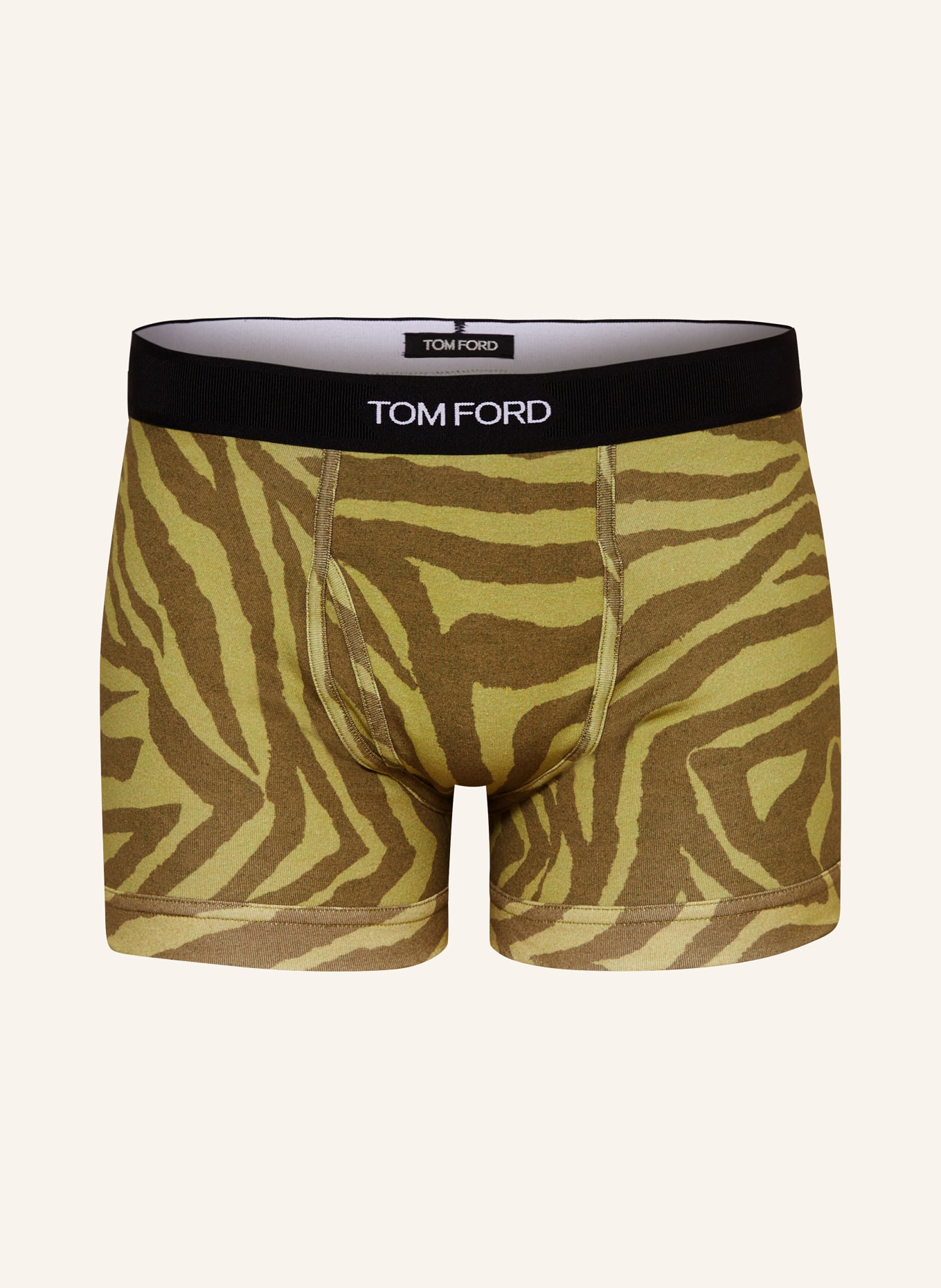 TOM FORD Boxer shorts, Color: LIGHT GREEN/ KHAKI (Image 1)