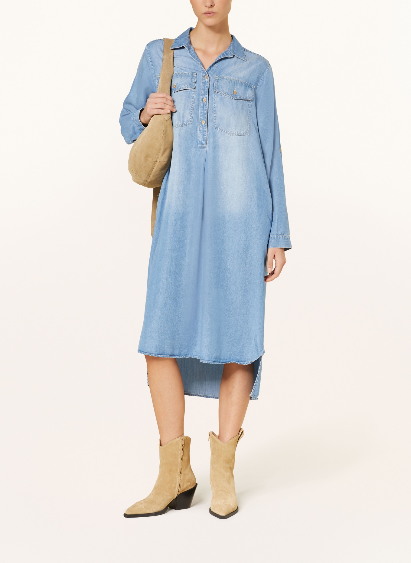 TRUE RELIGION Sukienka NEW UTILITY w stylu jeansowym, Kolor: JASNONIEBIESKI (Obrazek 2)