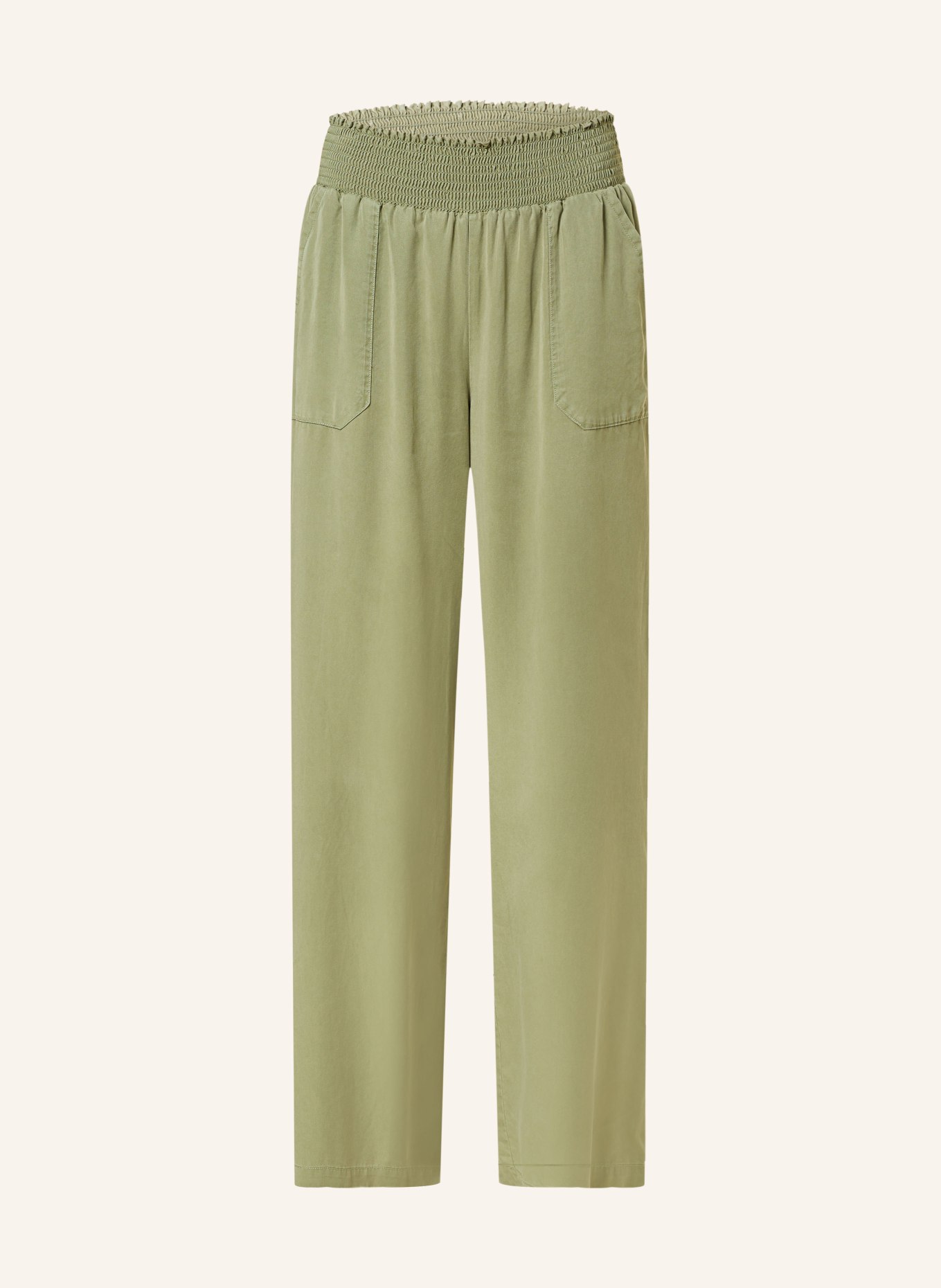 TRUE RELIGION Wide leg trousers, Color: OLIVE (Image 1)