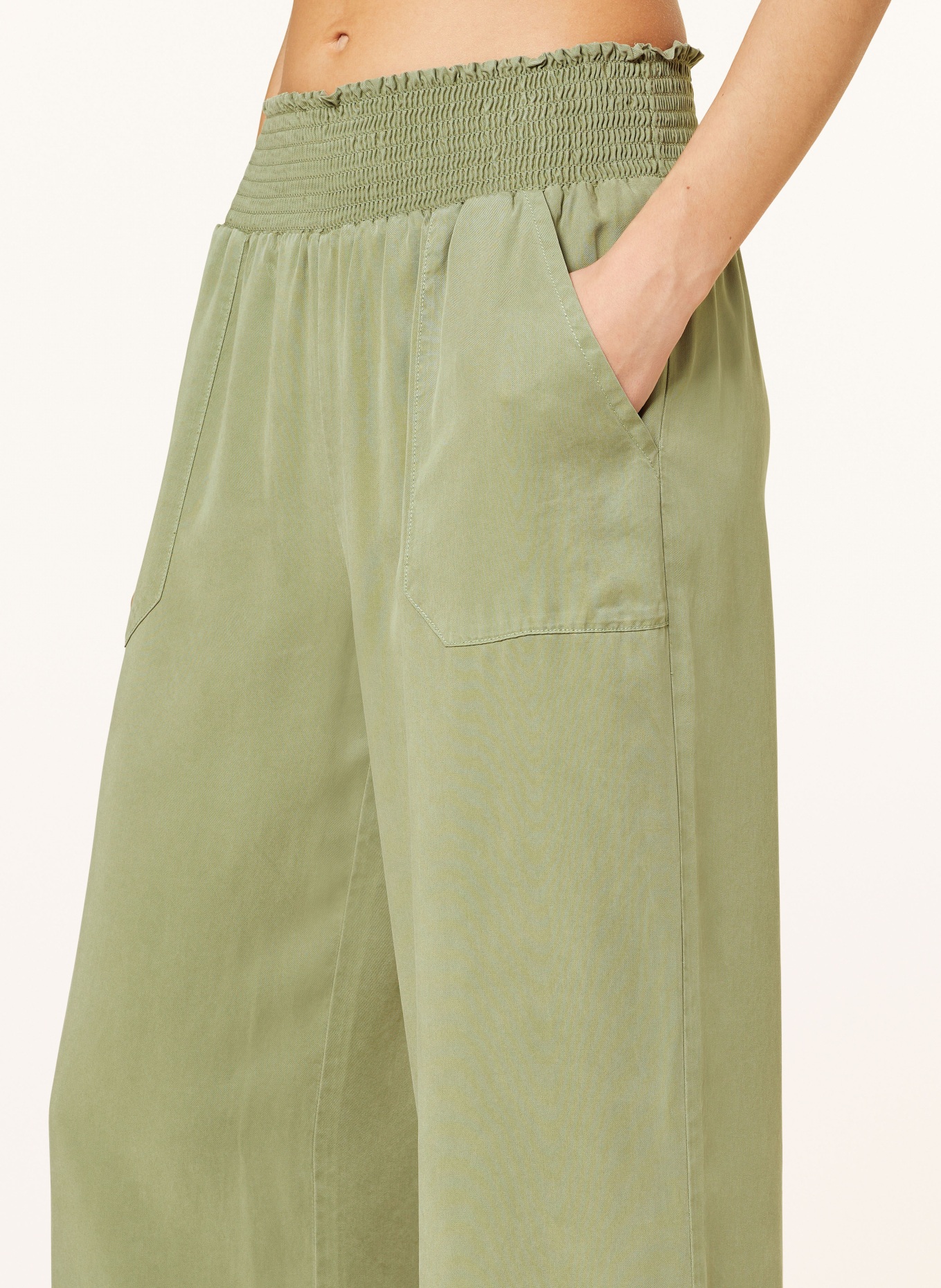 TRUE RELIGION Wide leg trousers, Color: OLIVE (Image 5)