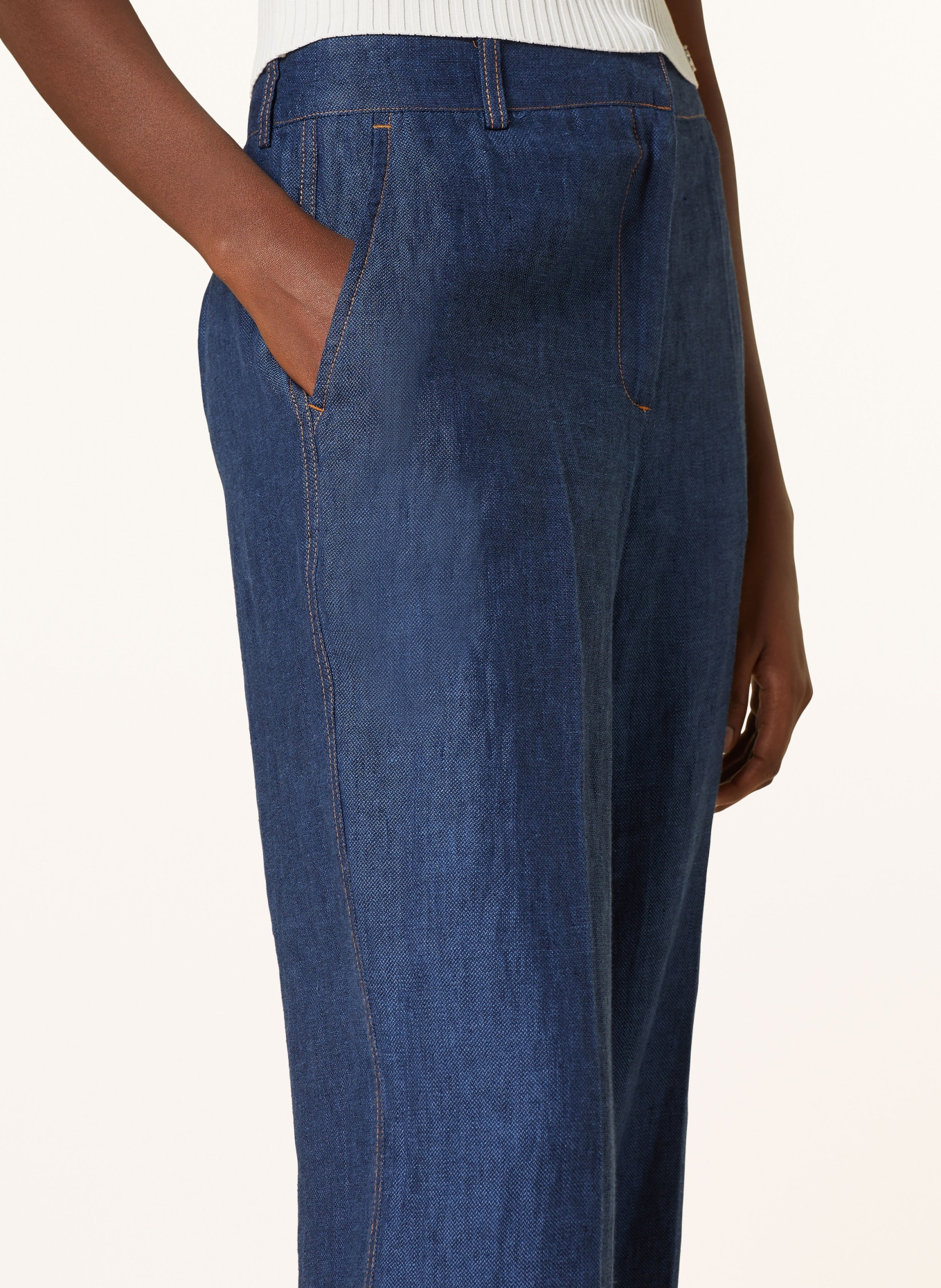 MSCH COPENHAGEN Trousers MSCHCLARITTA, Color: BLUE (Image 4)