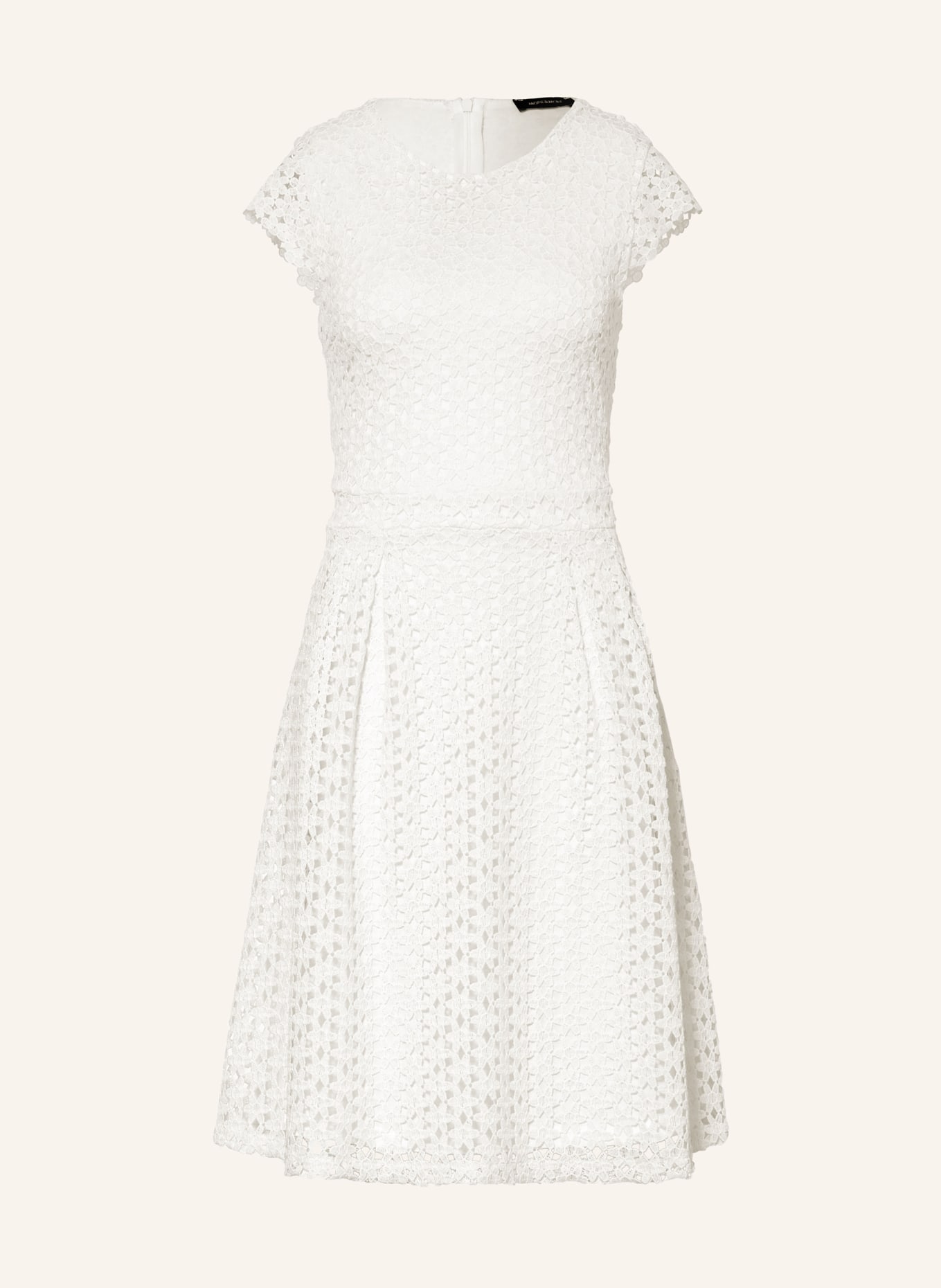 MORE & MORE Dress made of broderie anglaise, Color: ECRU (Image 1)
