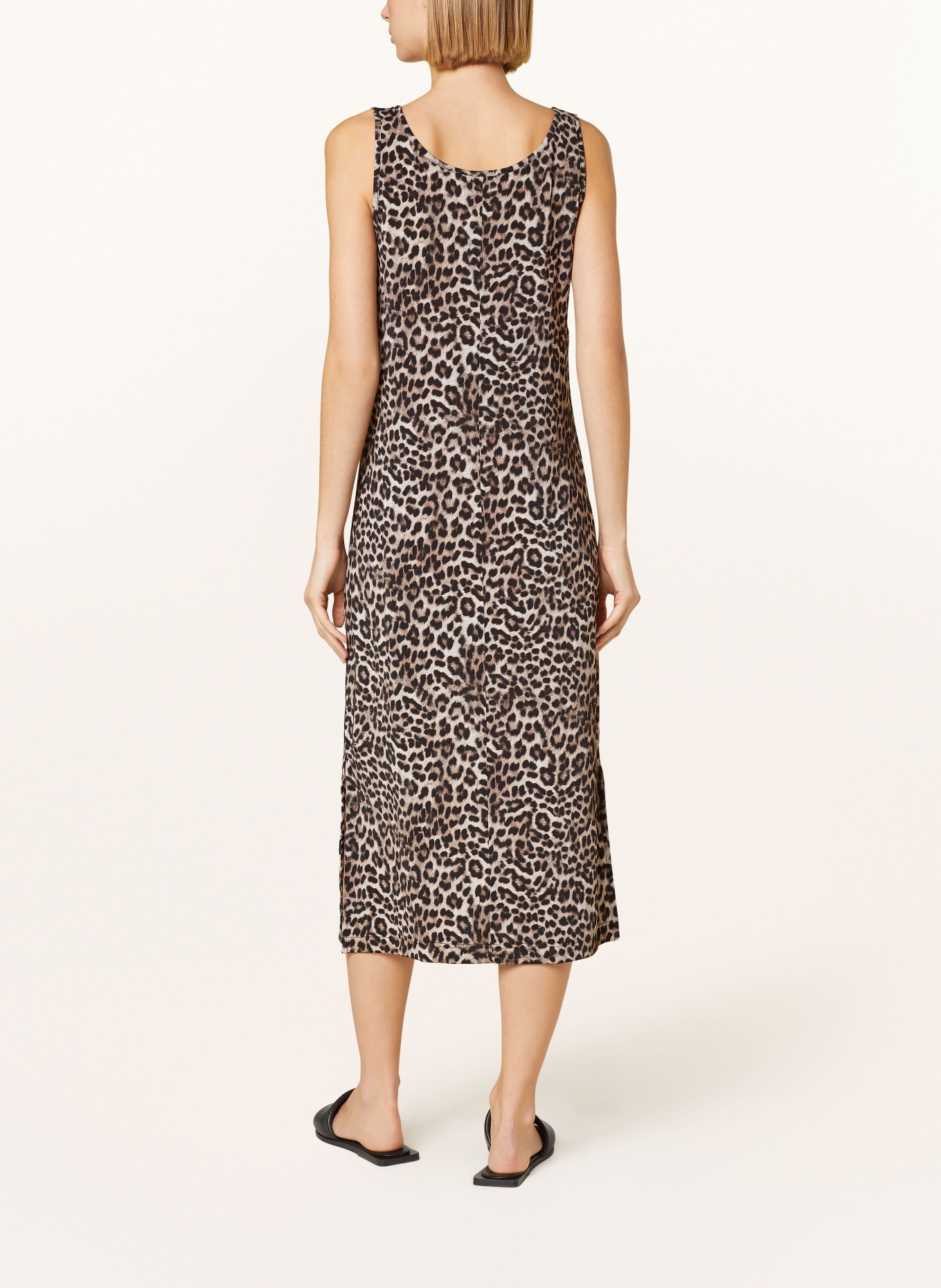 lilienfels Jersey dress, Color: TAUPE/ BLACK (Image 3)