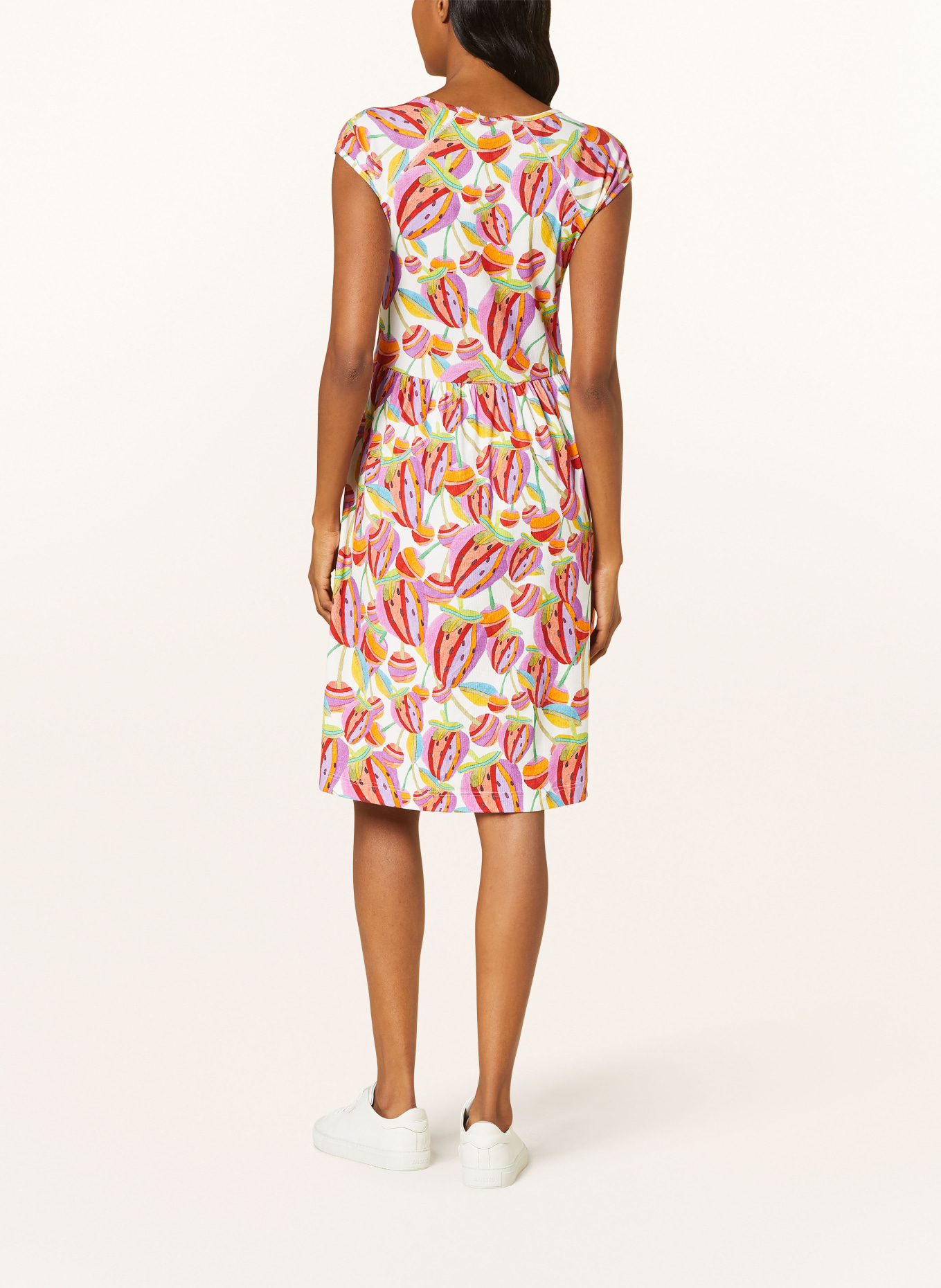 lilienfels Dress, Color: WHITE/ PURPLE/ GREEN (Image 2)