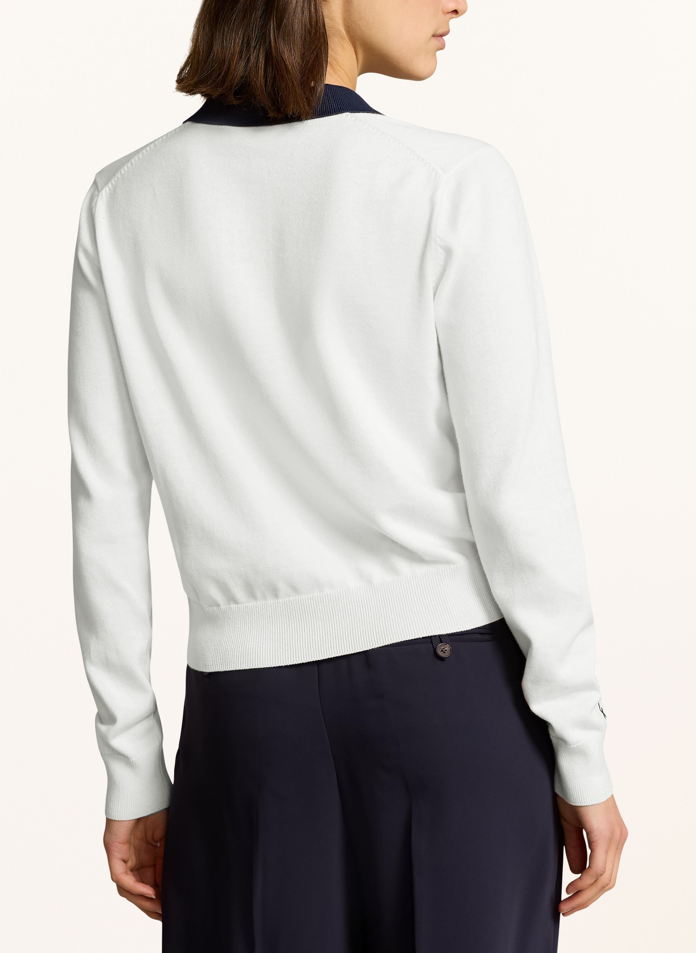 RLX RALPH LAUREN Performance polo shirt, Color: WHITE/ DARK BLUE (Image 3)