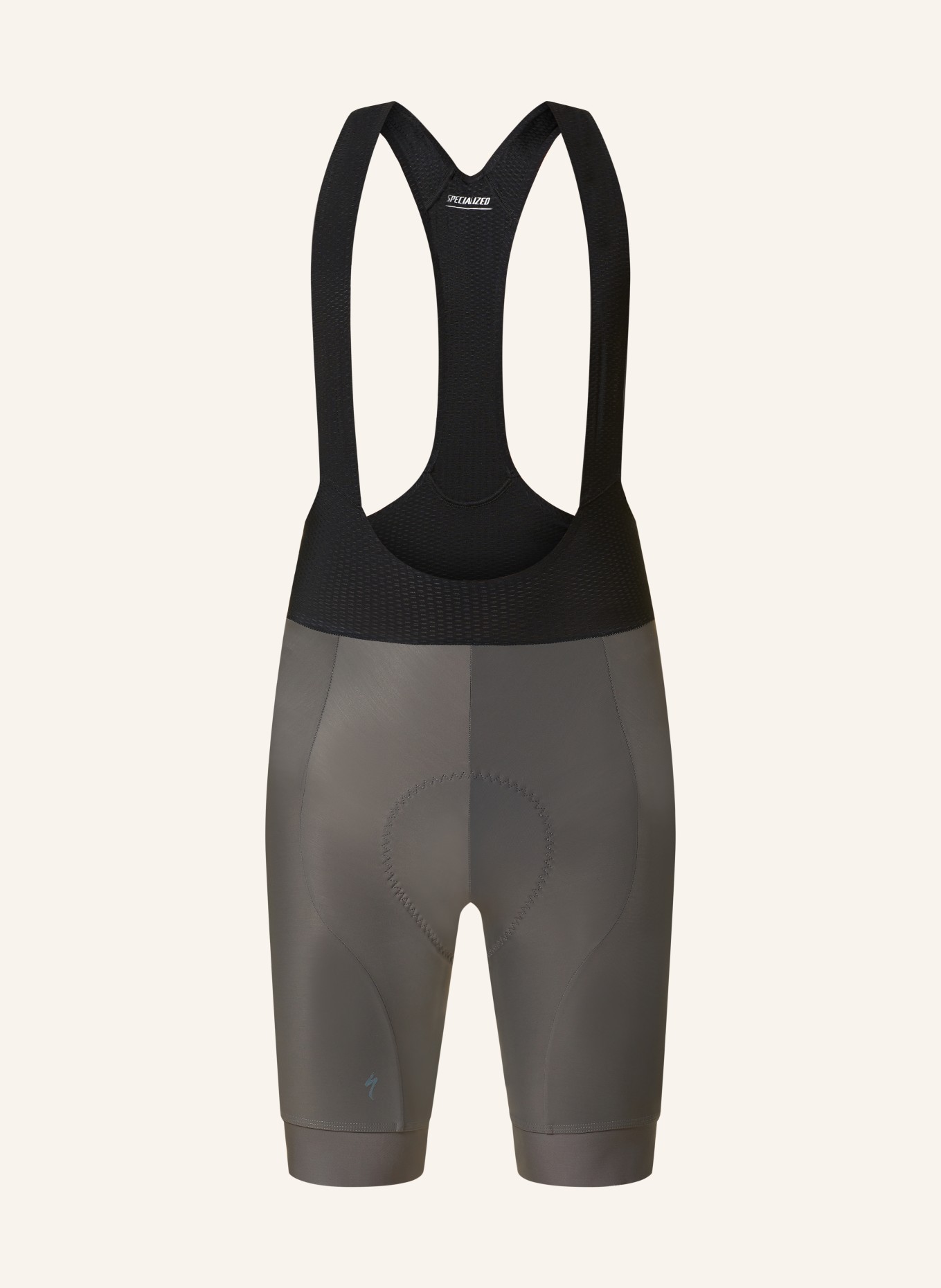 SPECIALIZED Cycling shorts SL BIB with straps and padded insert, Color: GRAY/ BLACK (Image 1)