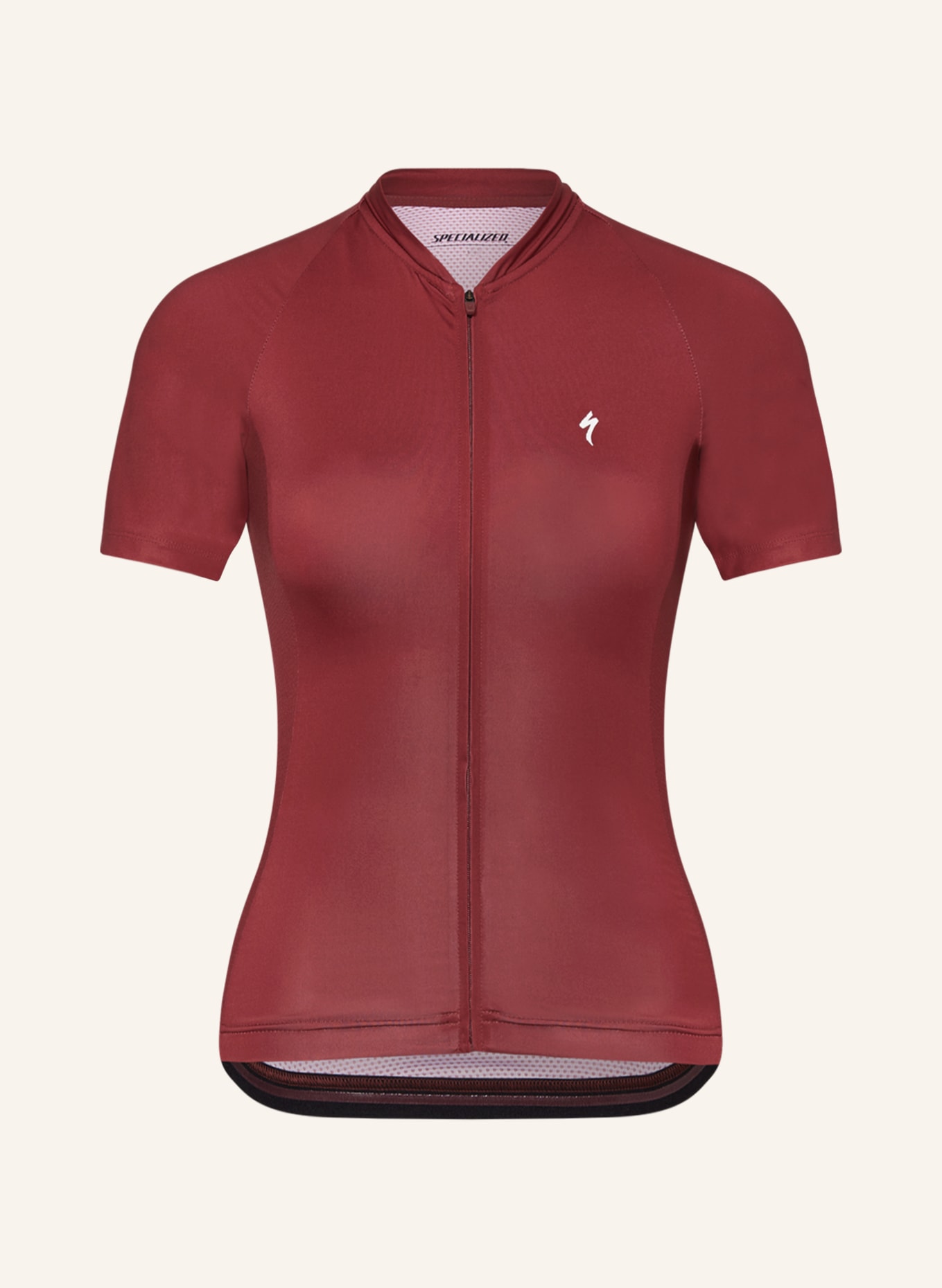 SPECIALIZED Cycling jersey SL SOLID JERSEY, Color: DARK RED (Image 1)