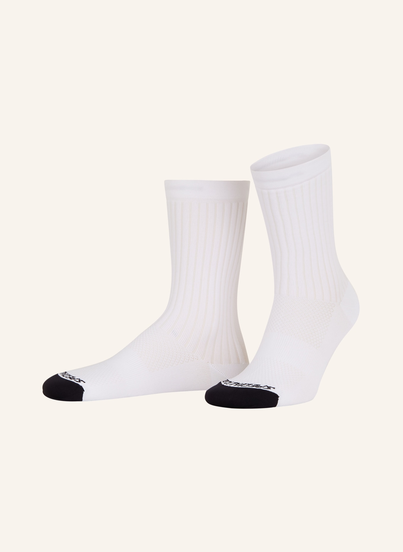 SPECIALIZED Cycling socks HYDROGEN AERO TALL, Color: WHITE (Image 1)