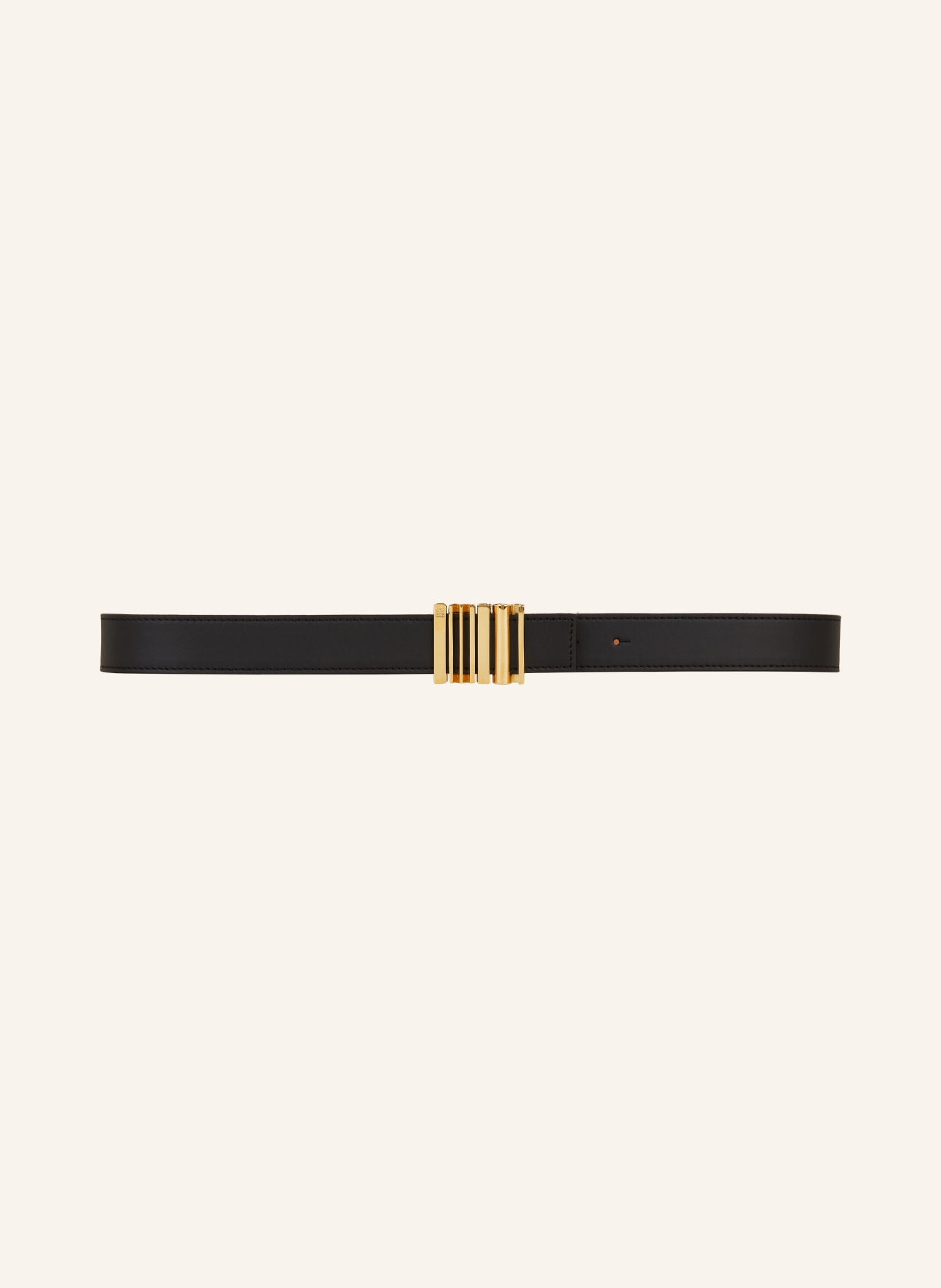 LOEWE Leather belt, Color: BLACK (Image 2)