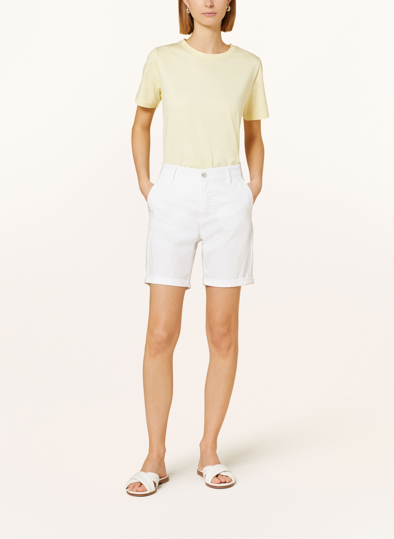 MAC Shorts CHINO, Farbe: WEISS (Bild 2)