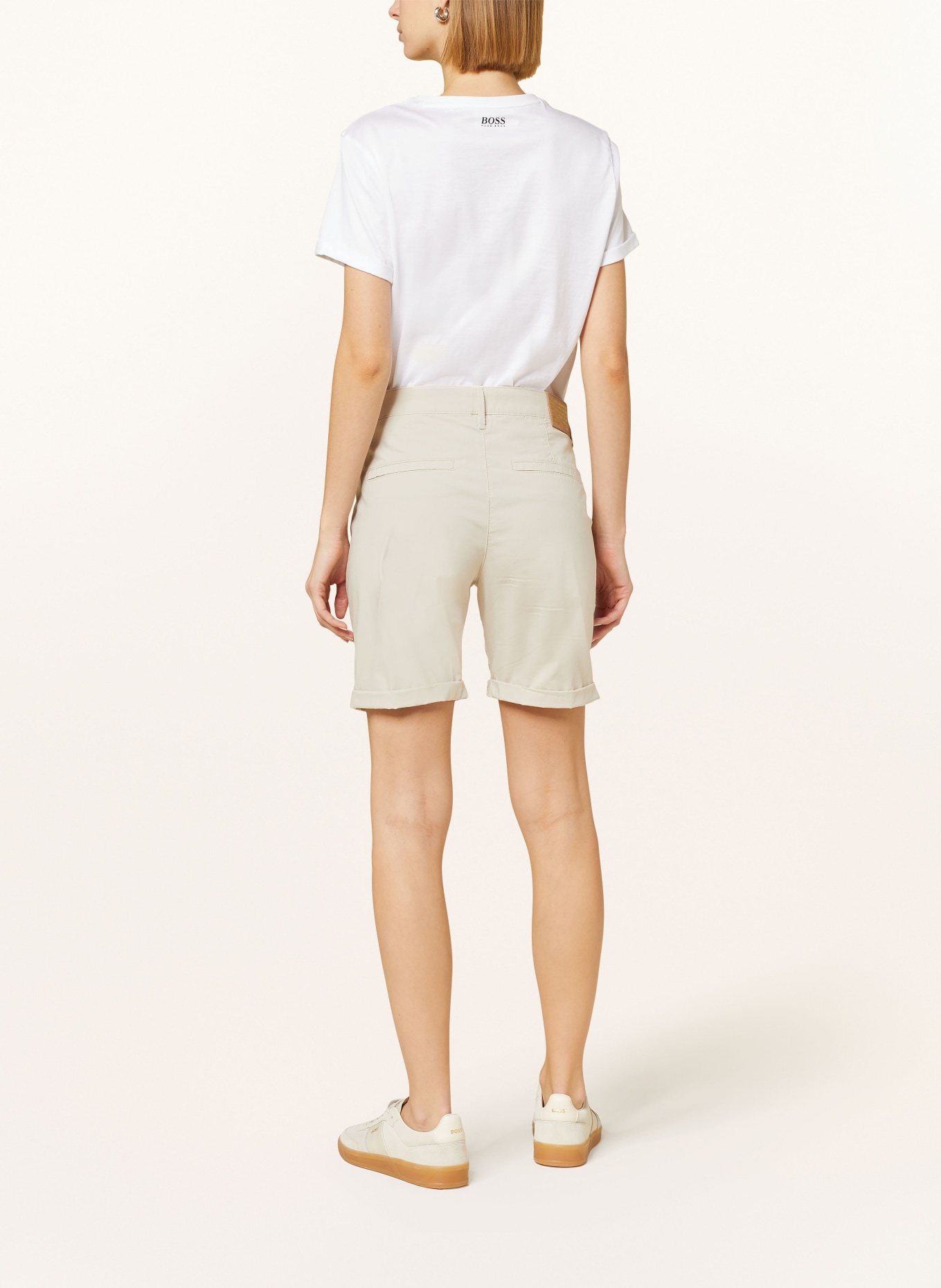 MAC Shorts CHINO, Color: CREAM (Image 3)