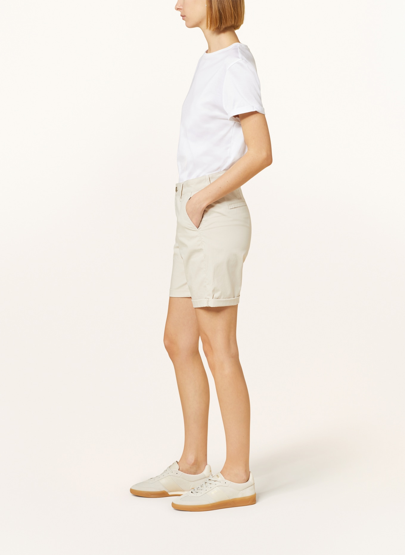 MAC Shorts CHINO, Color: CREAM (Image 4)