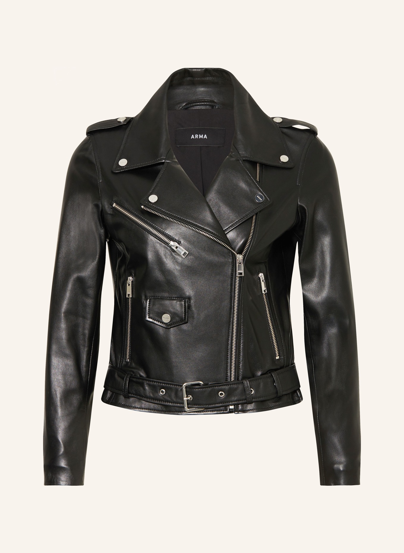 ARMA Leather jacket KYLIE, Color: BLACK (Image 1)