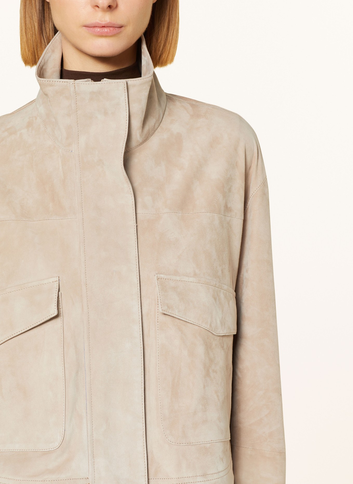 ARMA Leather jacket HANNOVER, Color: BEIGE (Image 4)