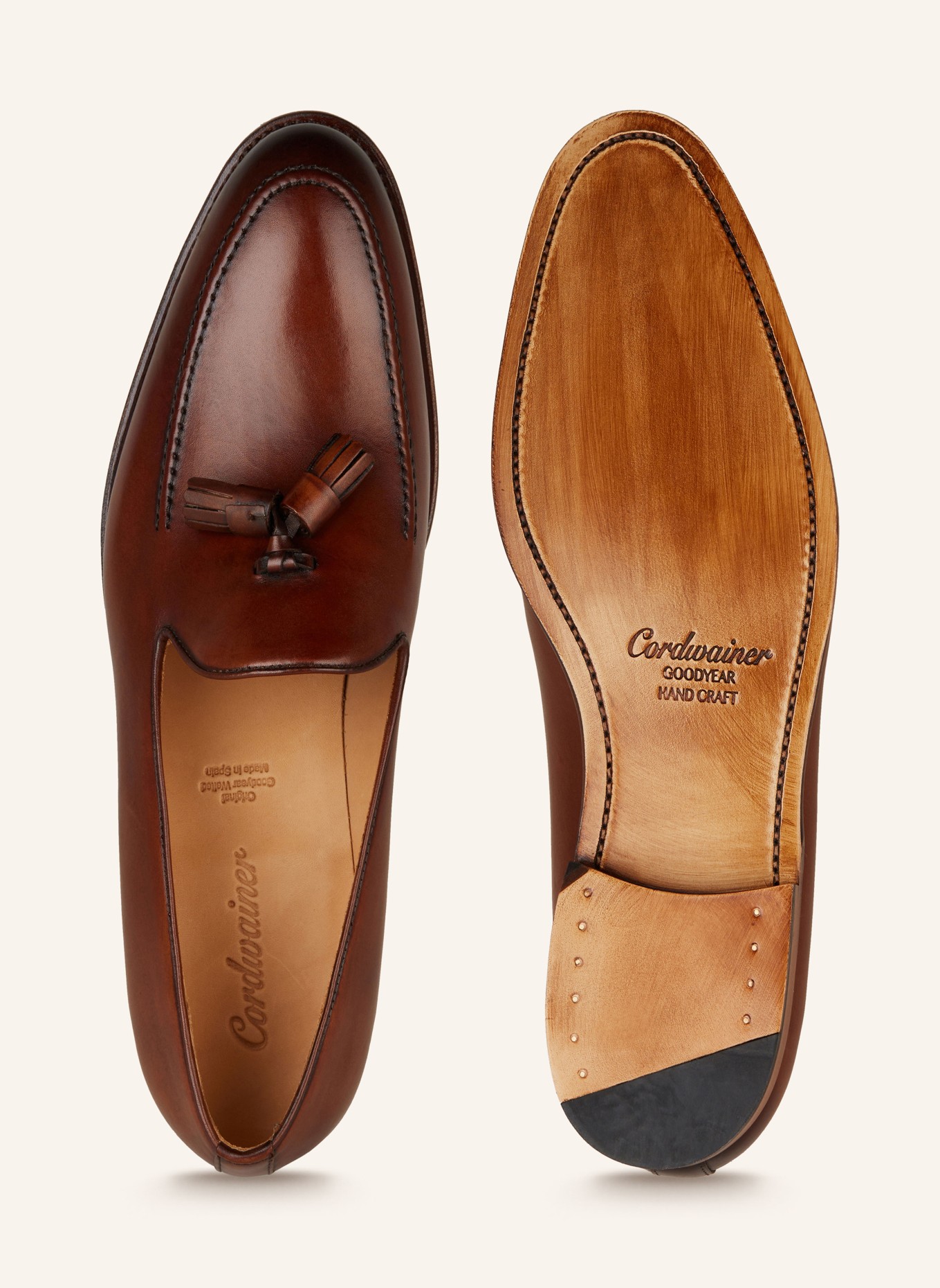 Cordwainer Slip-ons, Color: BROWN (Image 5)
