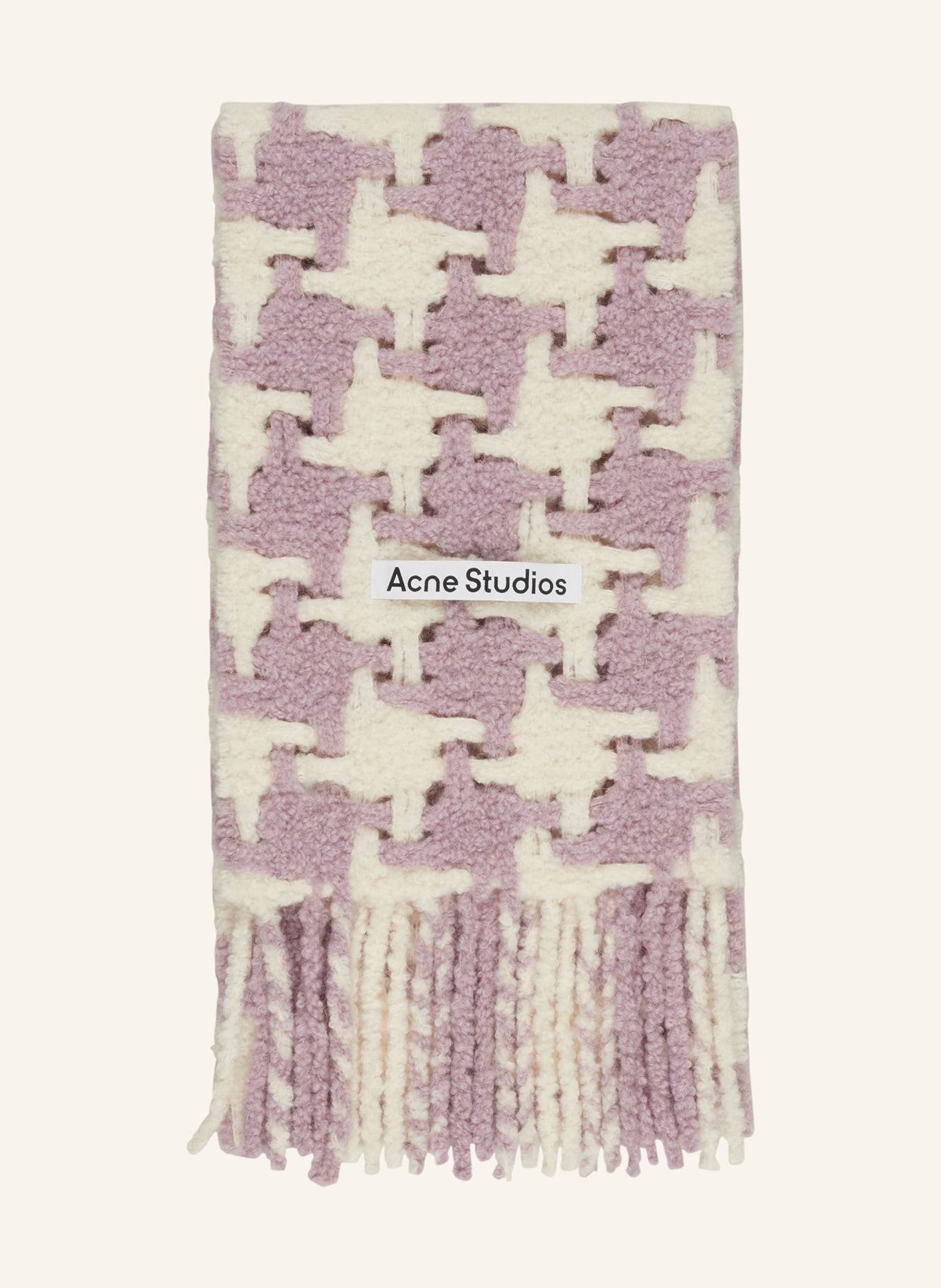 Acne Studios Alpaca scarf, Color: LIGHT PURPLE/ WHITE (Image 1)