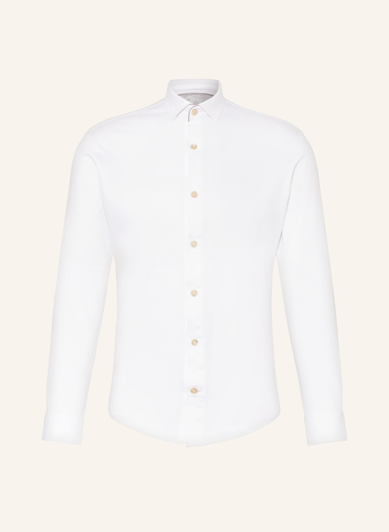 eleventy Jerseyhemd Slim Fit, Farbe: WEISS (Bild 1)