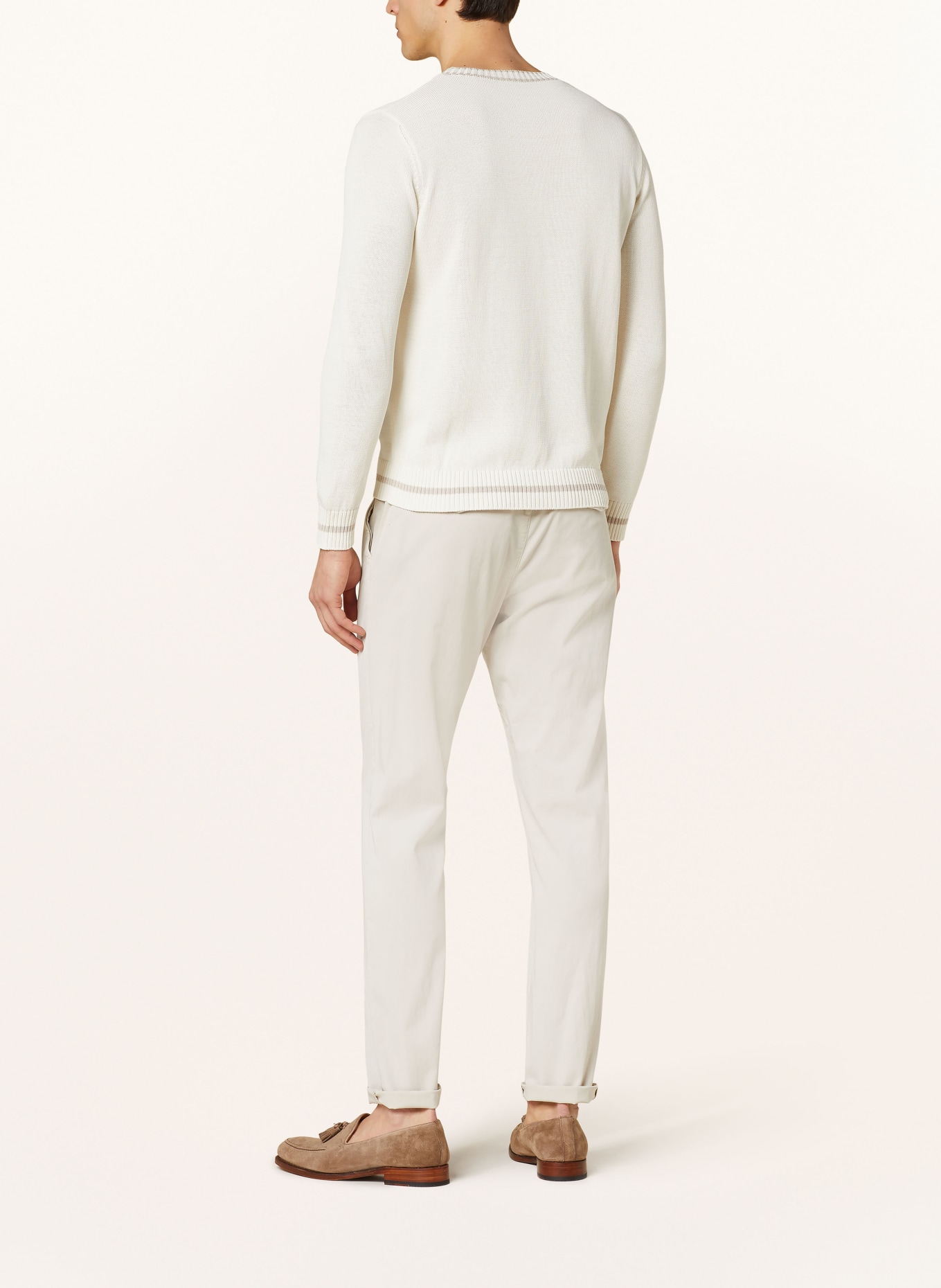 eleventy Pullover, Farbe: WEISS/ BEIGE (Bild 3)