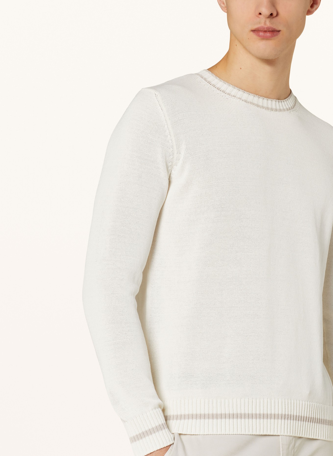 eleventy Sweater, Color: WHITE/ BEIGE (Image 4)