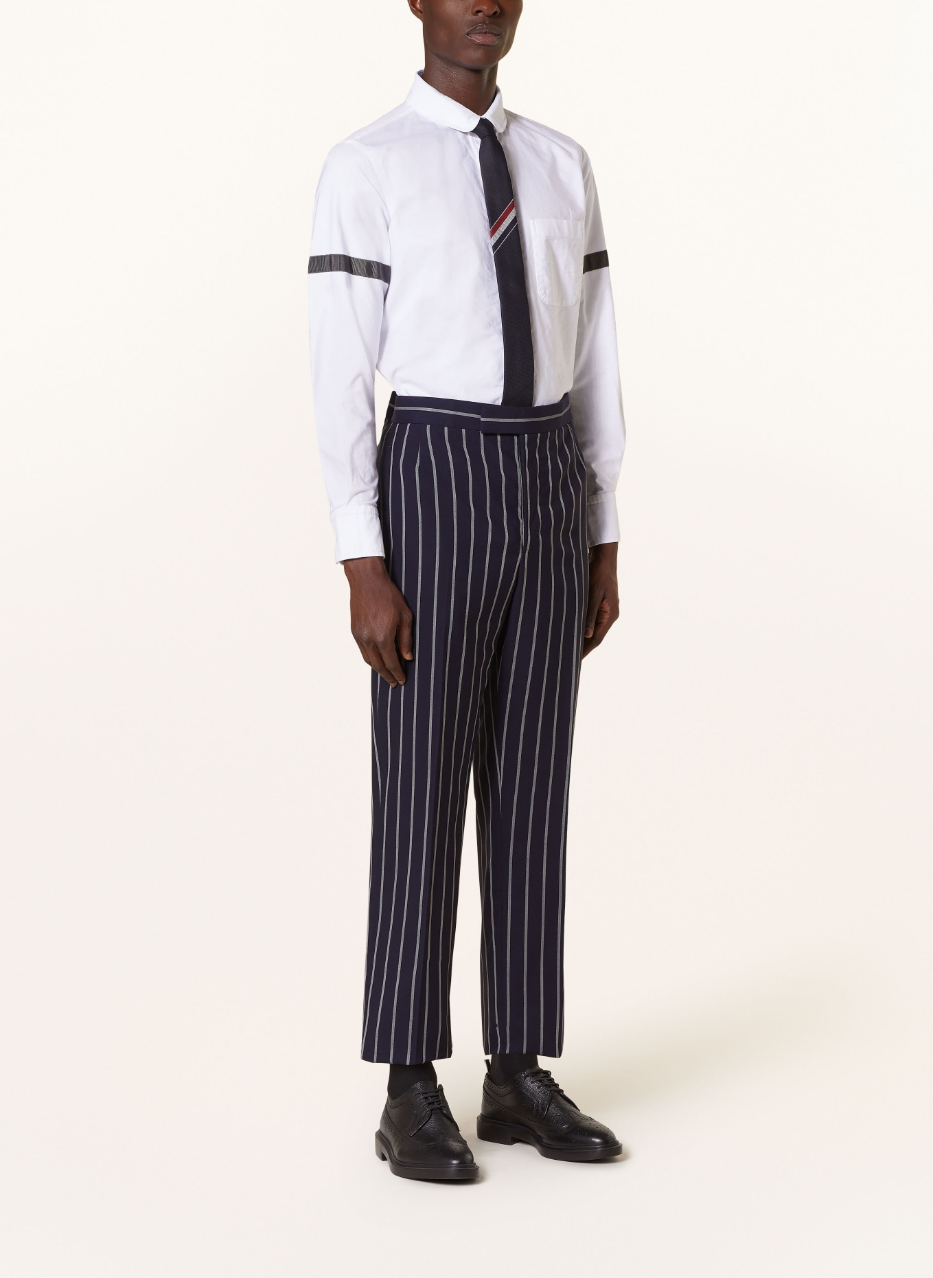 THOM BROWNE. Trousers regular fit, Color: 415 NAVY (Image 2)