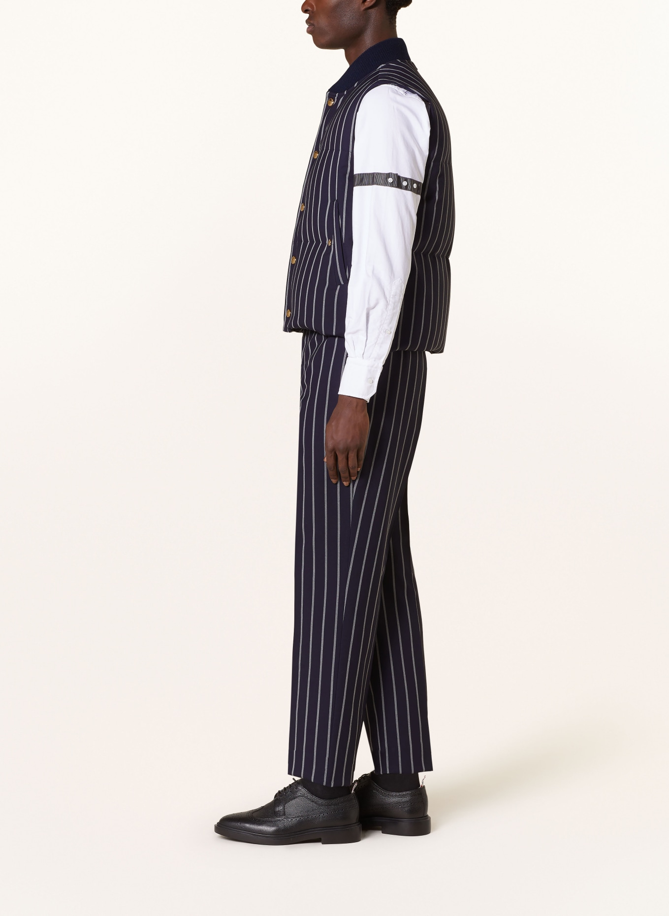 THOM BROWNE. Trousers regular fit, Color: 415 NAVY (Image 4)